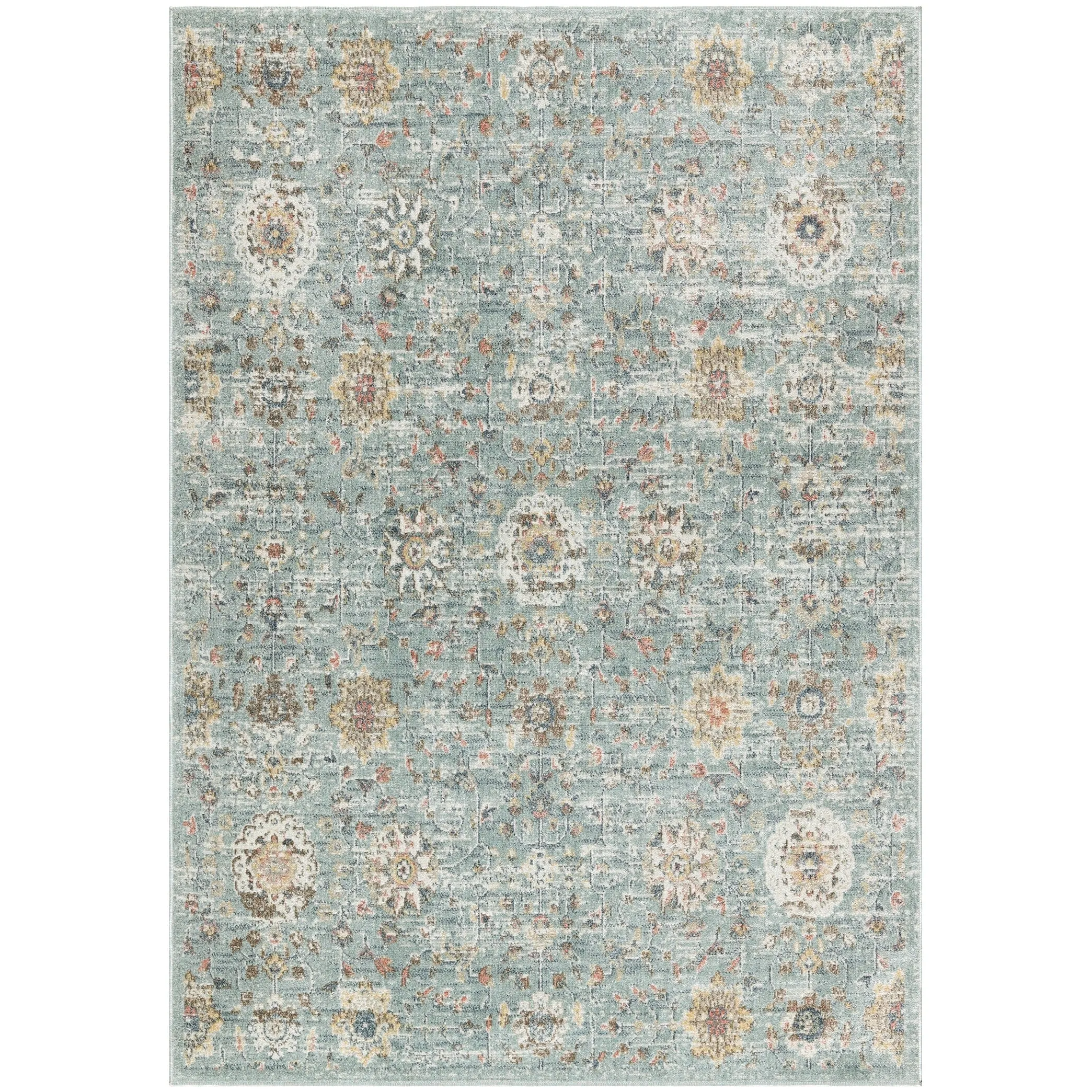 Nourison Washable Decor Indoor only Machine Washable Persian Floral Area Rug
