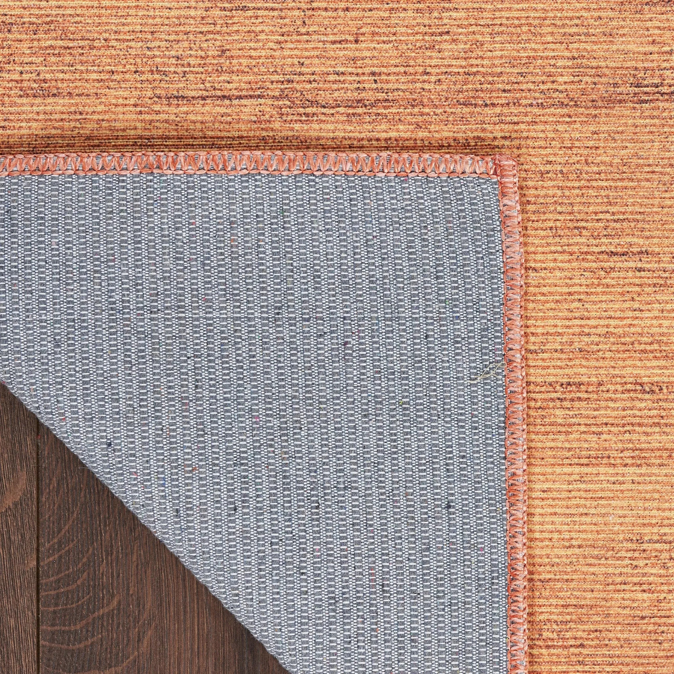 Nourison Washable Essentials Indoor Solid Area Rug
