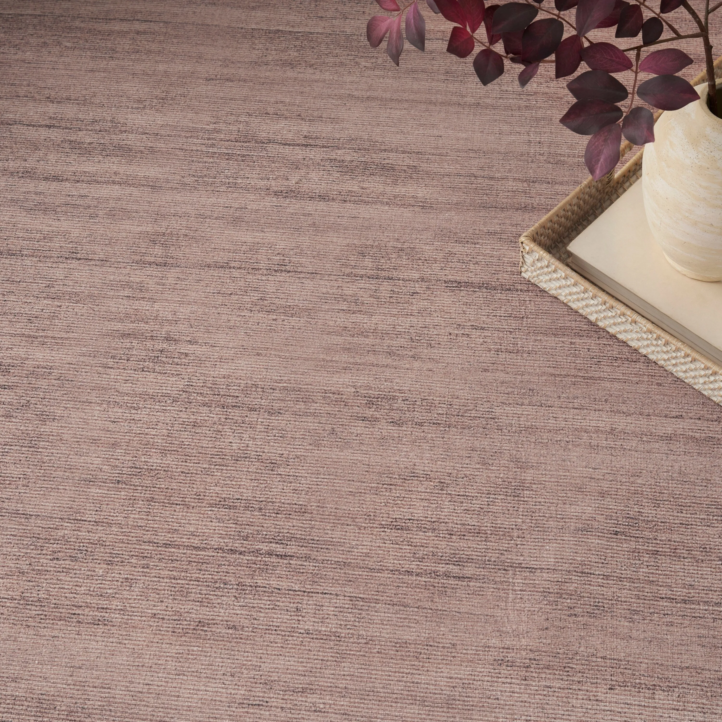 Nourison Washable Essentials Indoor Solid Area Rug