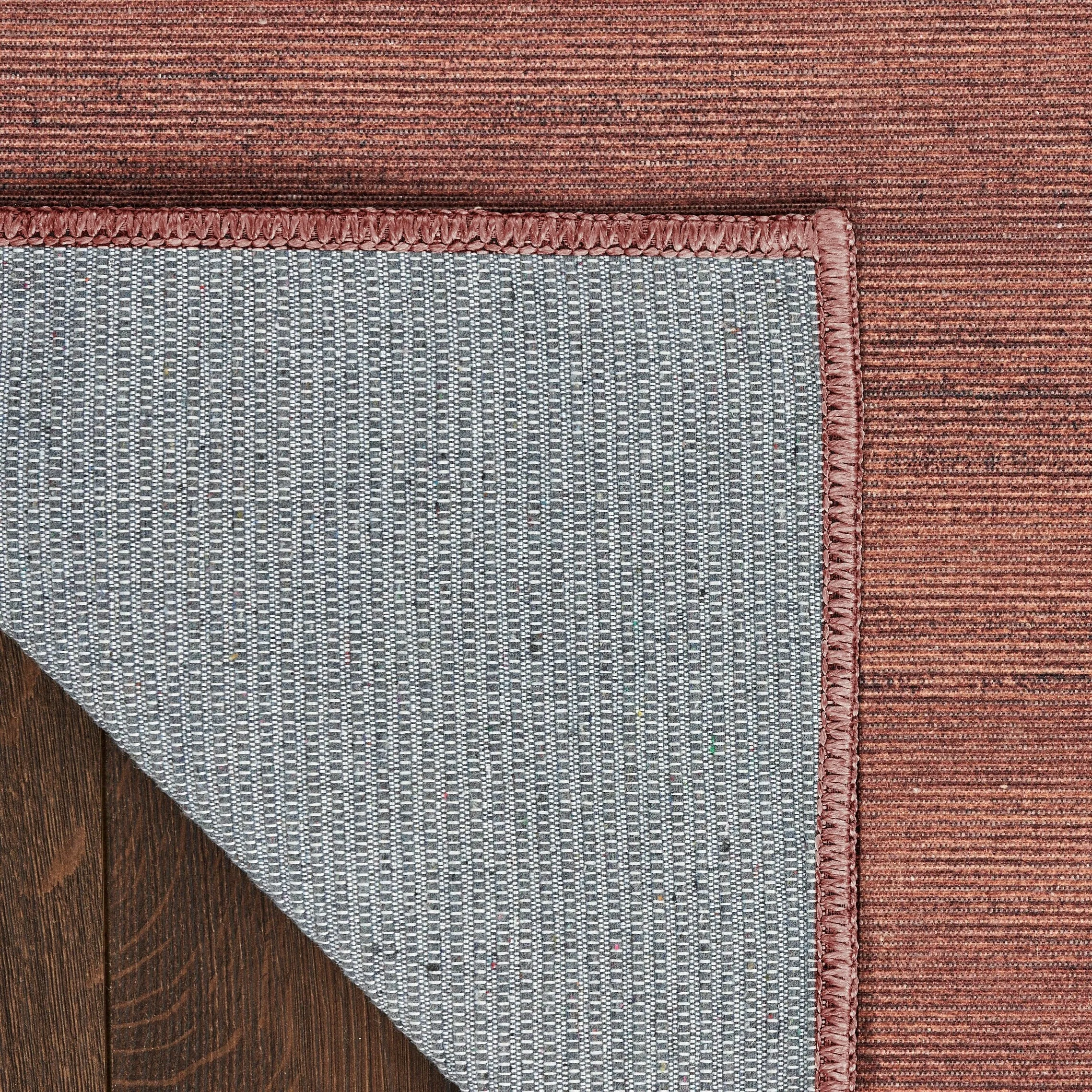 Nourison Washable Essentials Indoor Solid Area Rug