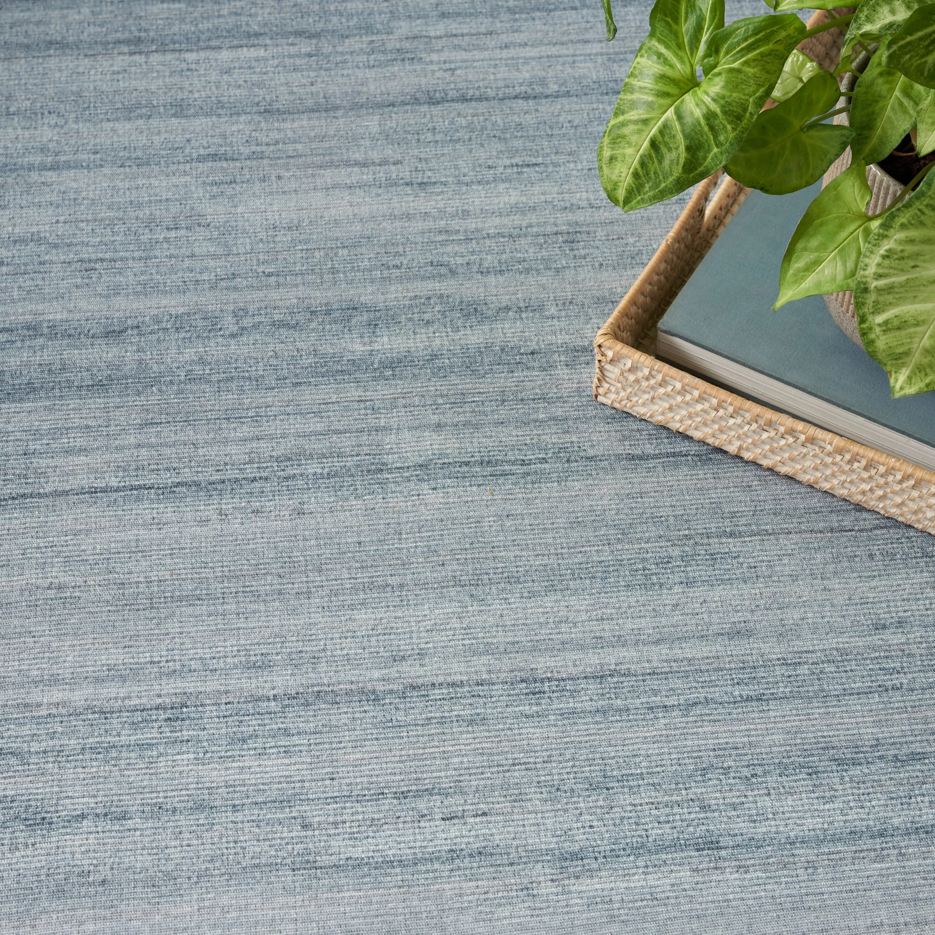 Nourison Washable Essentials Indoor Solid Area Rug