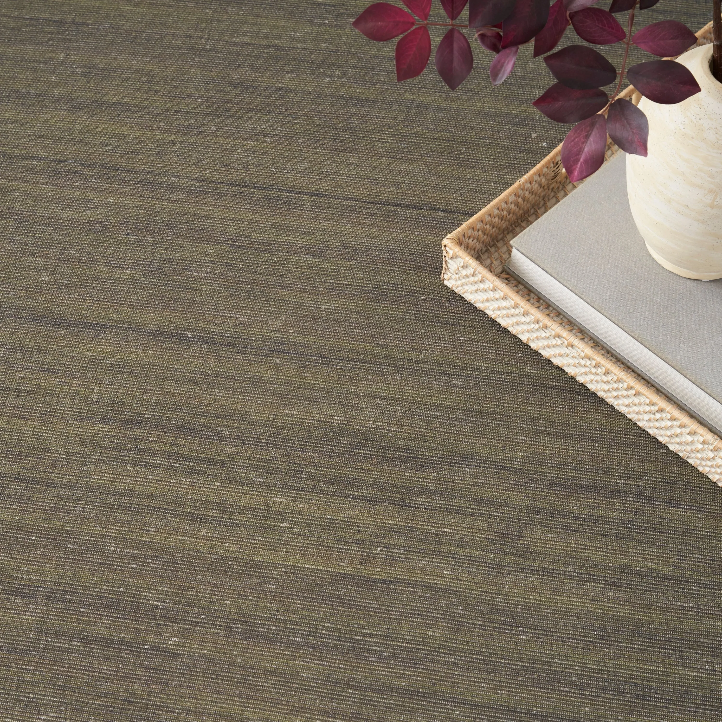 Nourison Washable Essentials Indoor Solid Area Rug