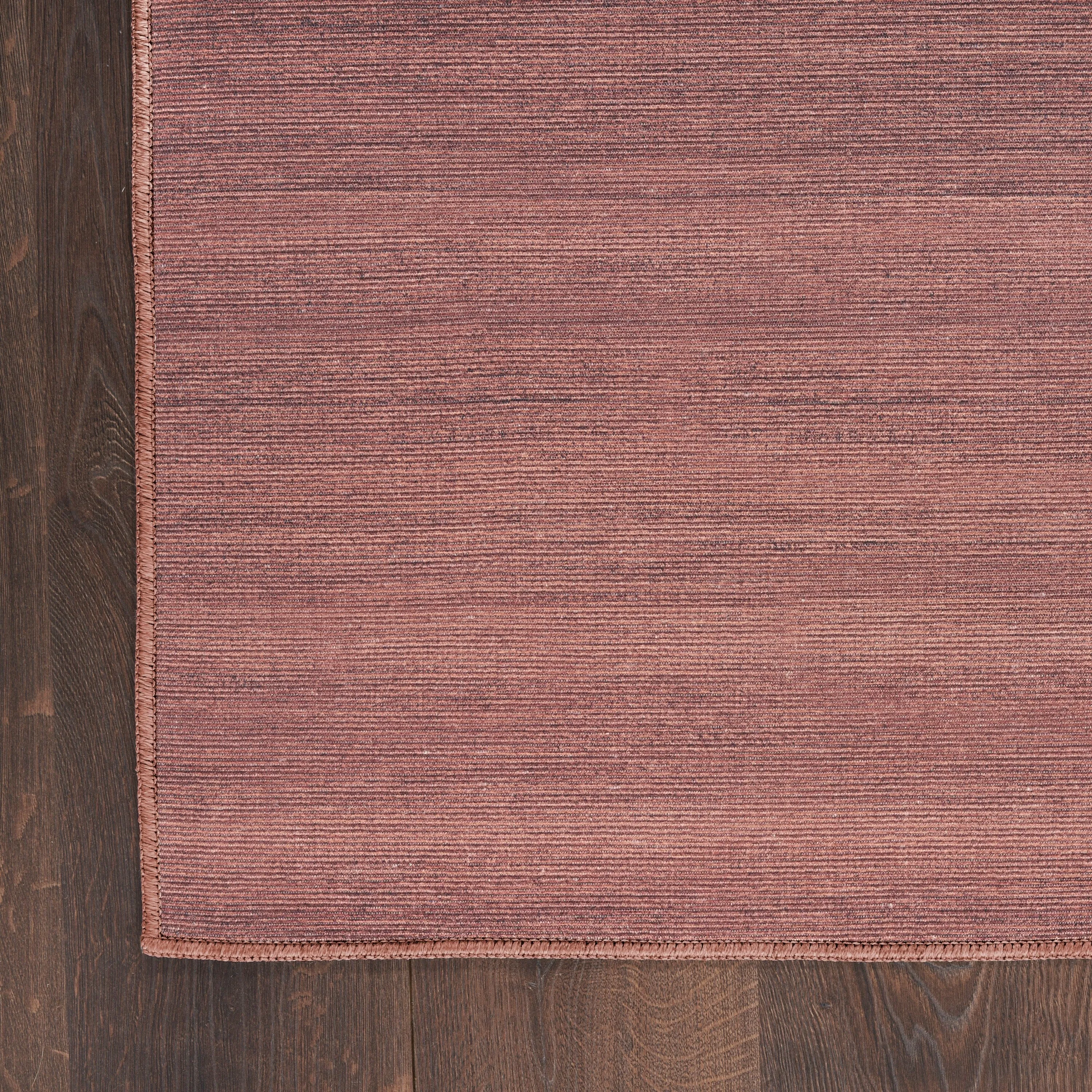 Nourison Washable Essentials Indoor Solid Area Rug