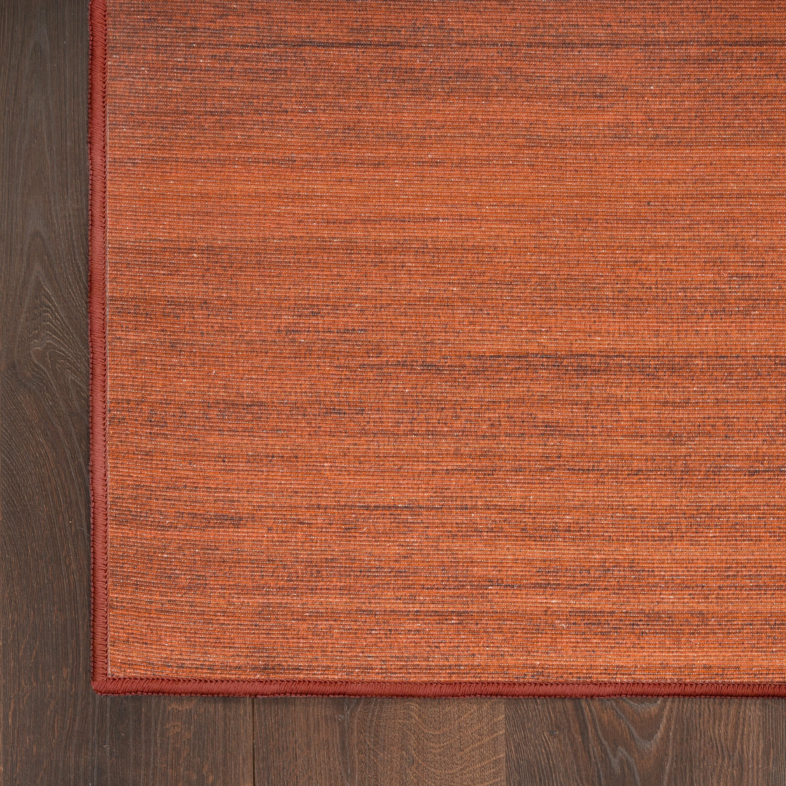 Nourison Washable Essentials Indoor Solid Area Rug