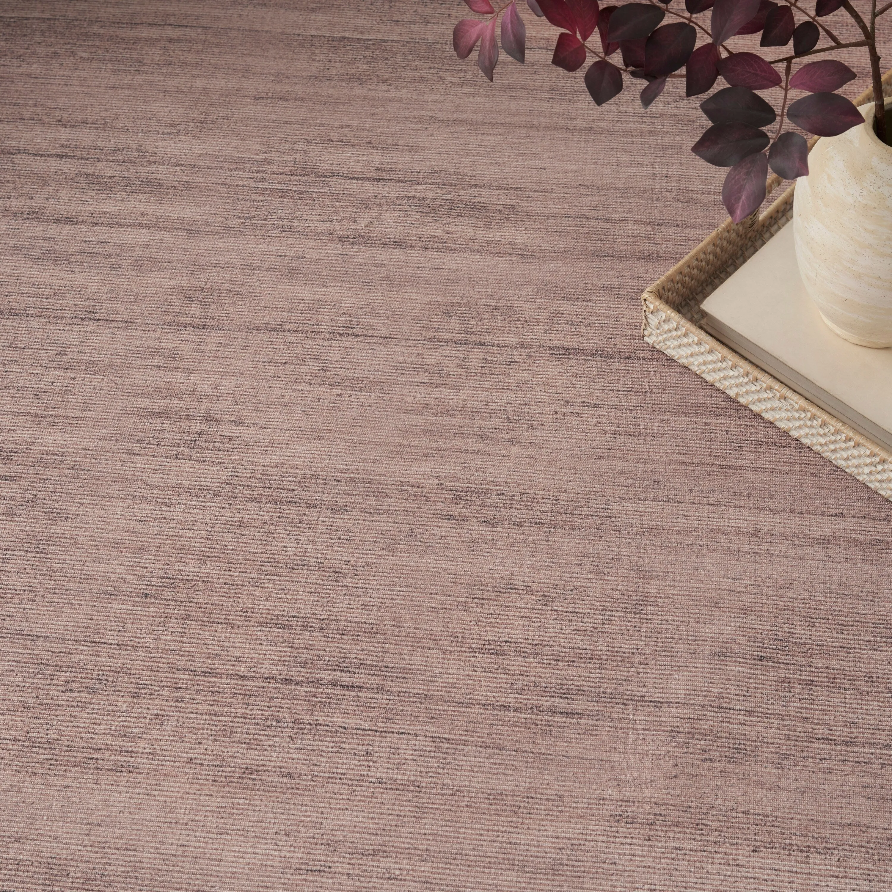 Nourison Washable Essentials Indoor Solid Area Rug