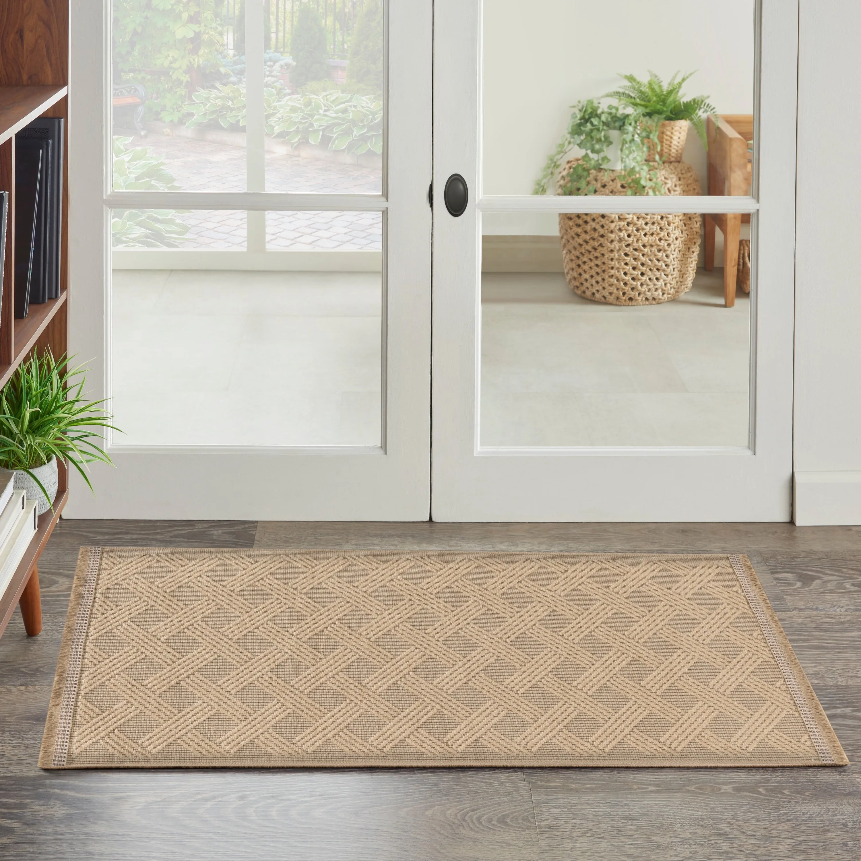Nourison Washable Indoor Geometric Jute Area Rug