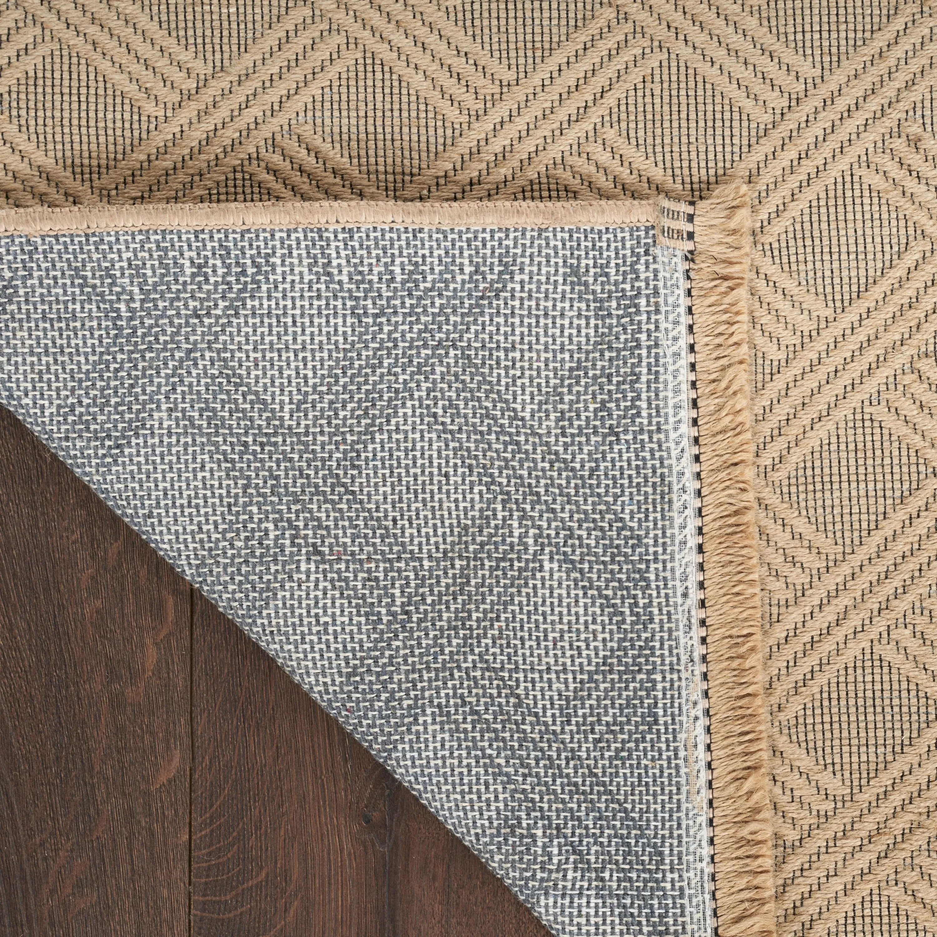 Nourison Washable Indoor Geometric Jute Area Rug