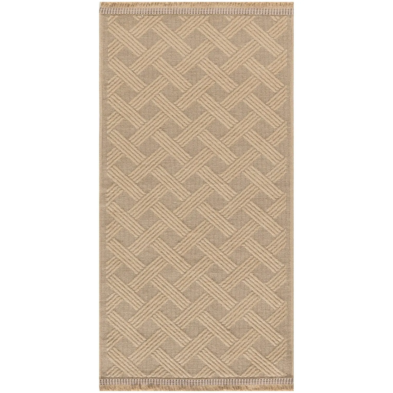 Nourison Washable Indoor Geometric Jute Area Rug