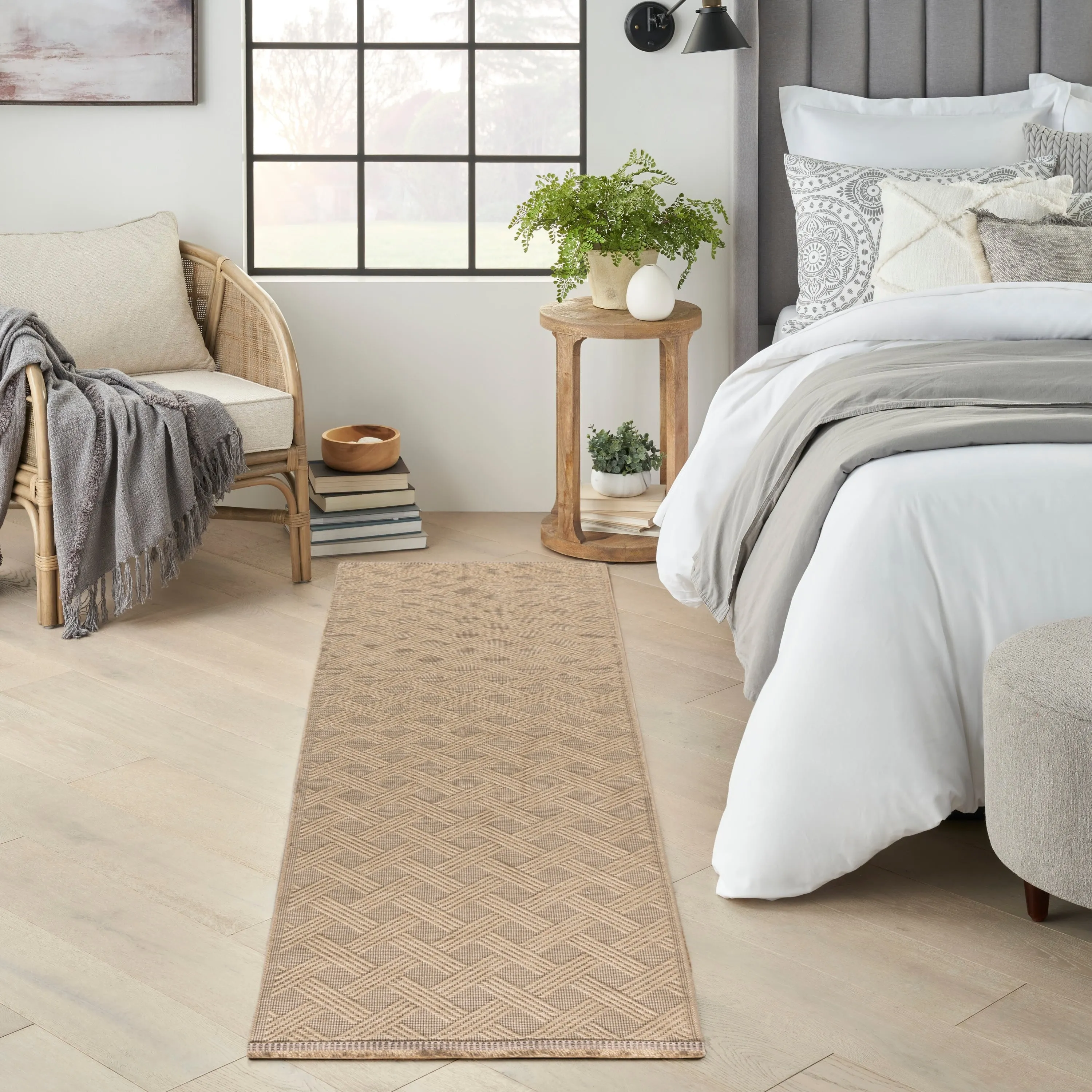 Nourison Washable Indoor Geometric Jute Area Rug