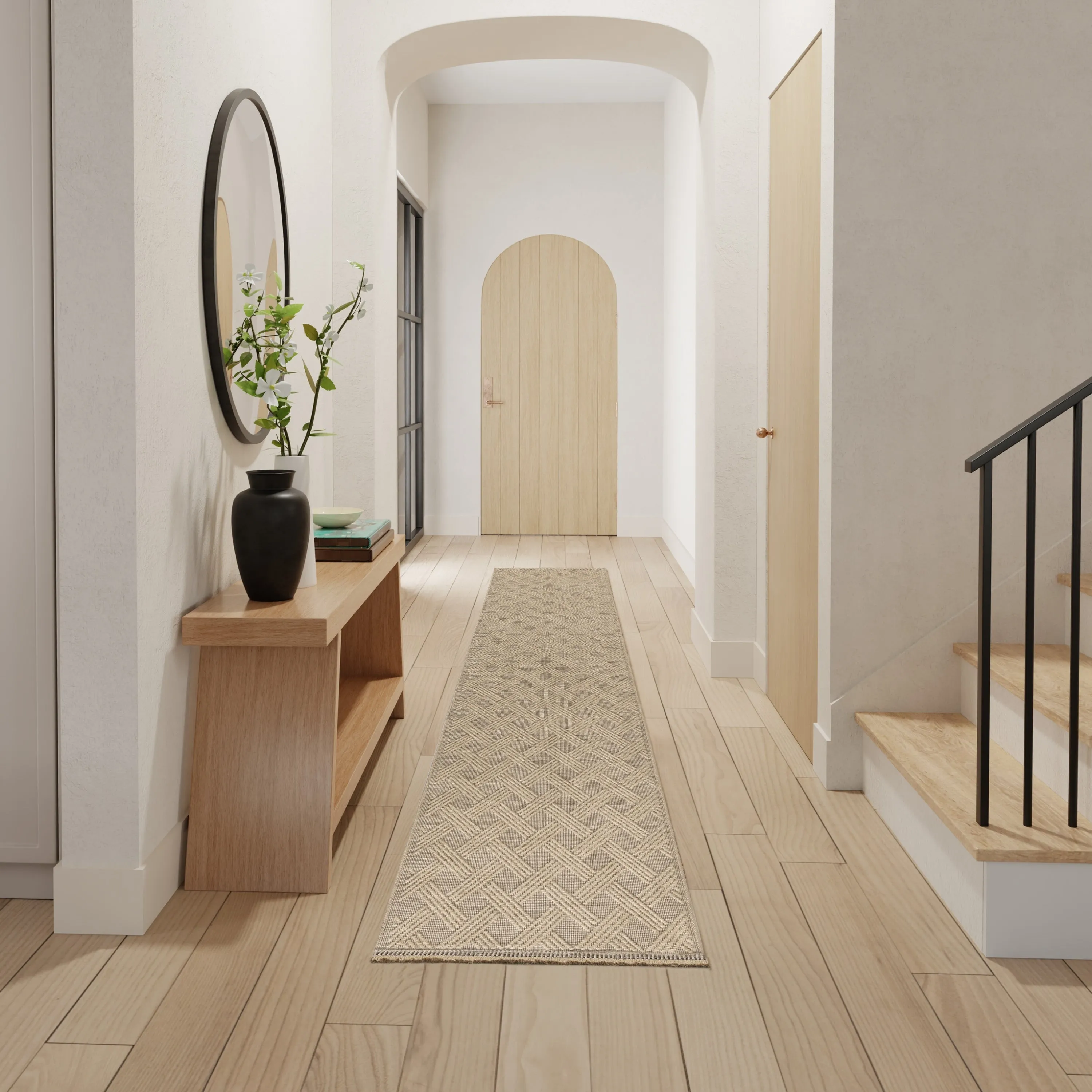 Nourison Washable Indoor Geometric Jute Area Rug