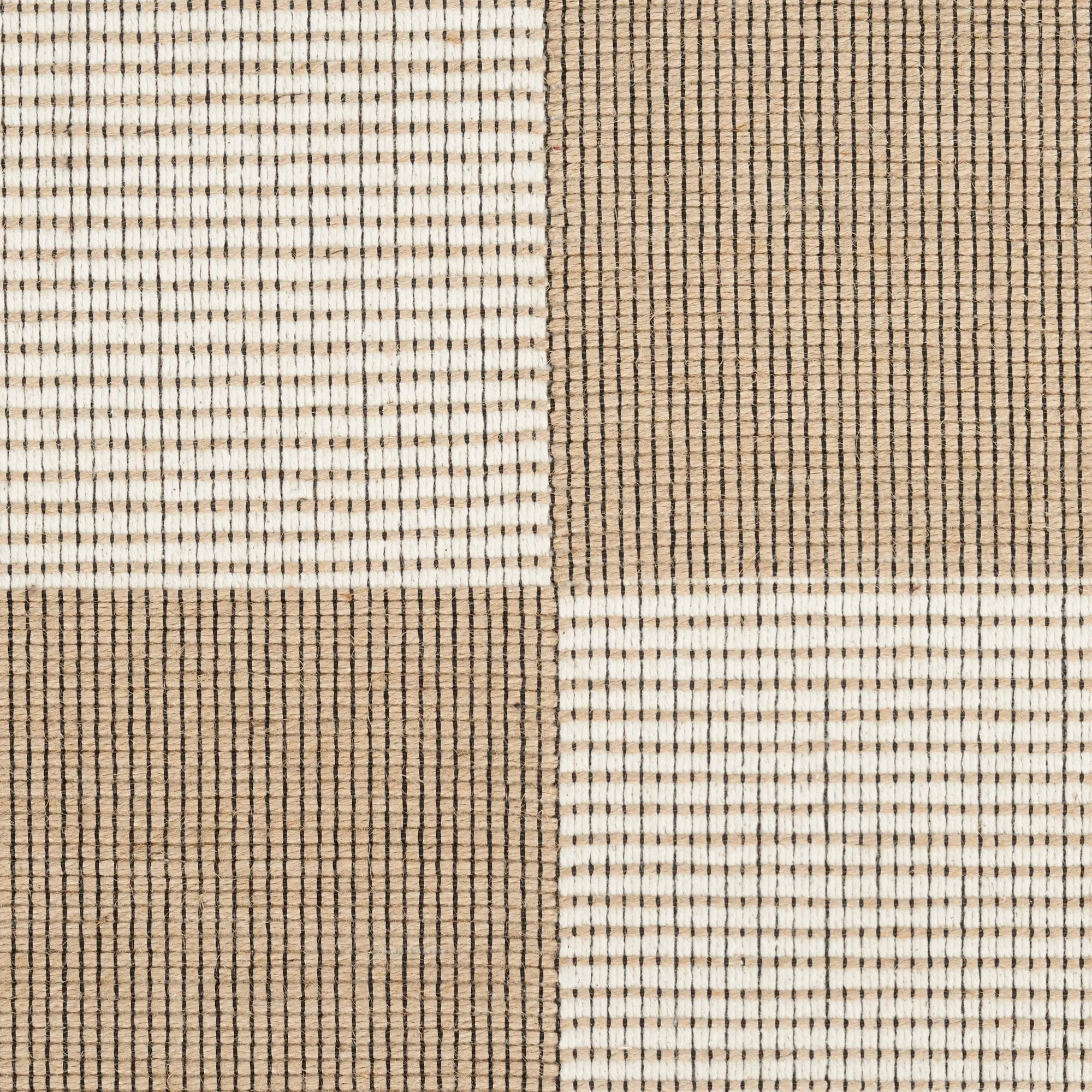 Nourison Washable Modern Jute Indoor Geometric Area Rug