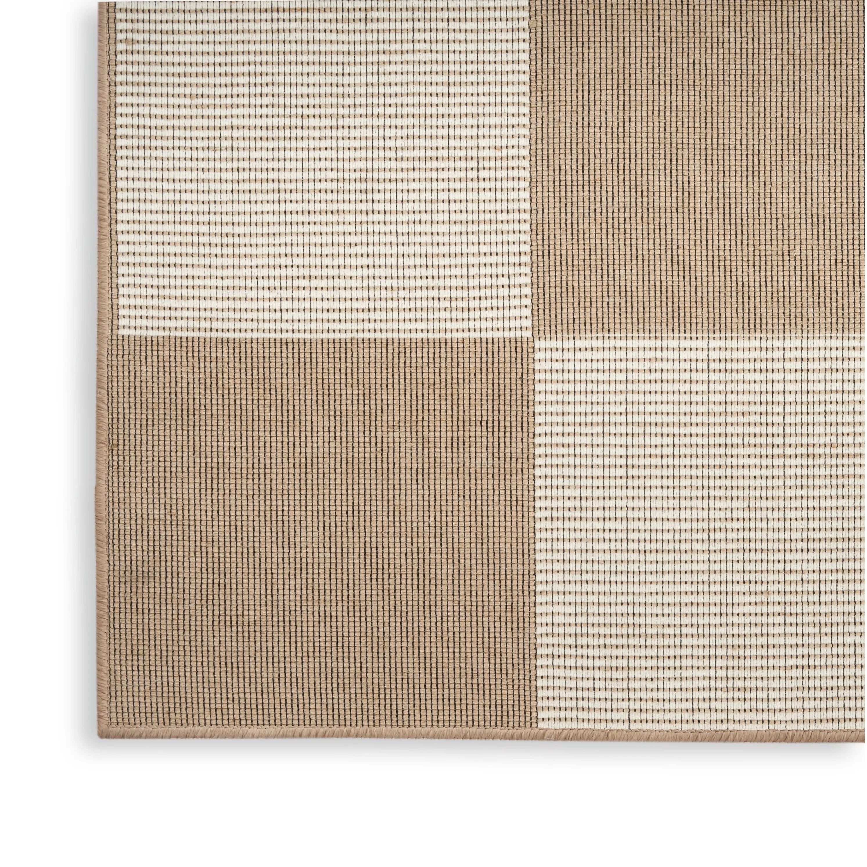 Nourison Washable Modern Jute Indoor Geometric Area Rug