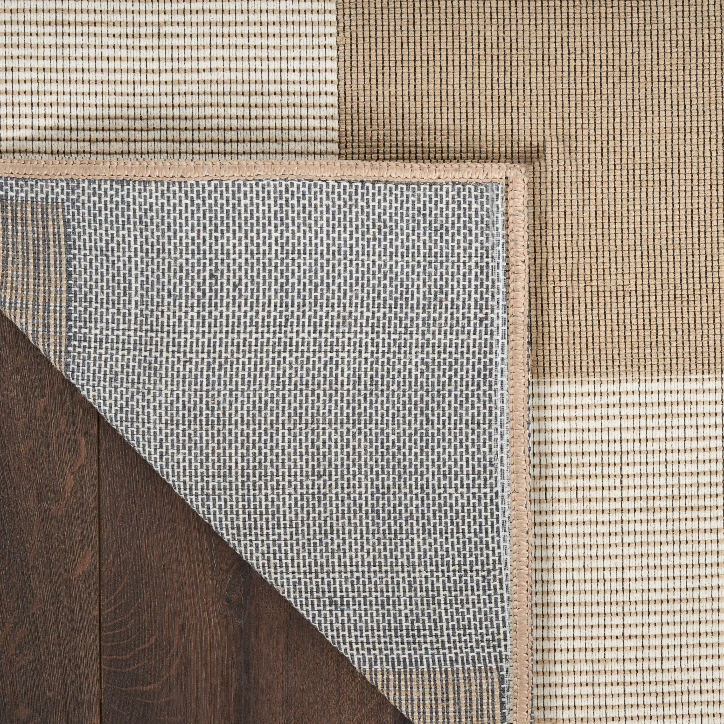 Nourison Washable Modern Jute Indoor Geometric Area Rug
