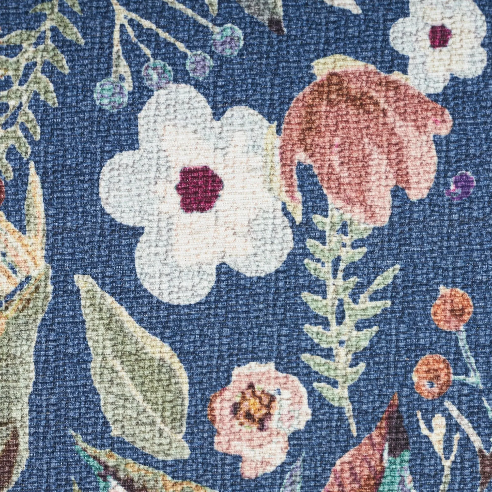 Nourison Washables Indoor Multicolored Floral Area Rug