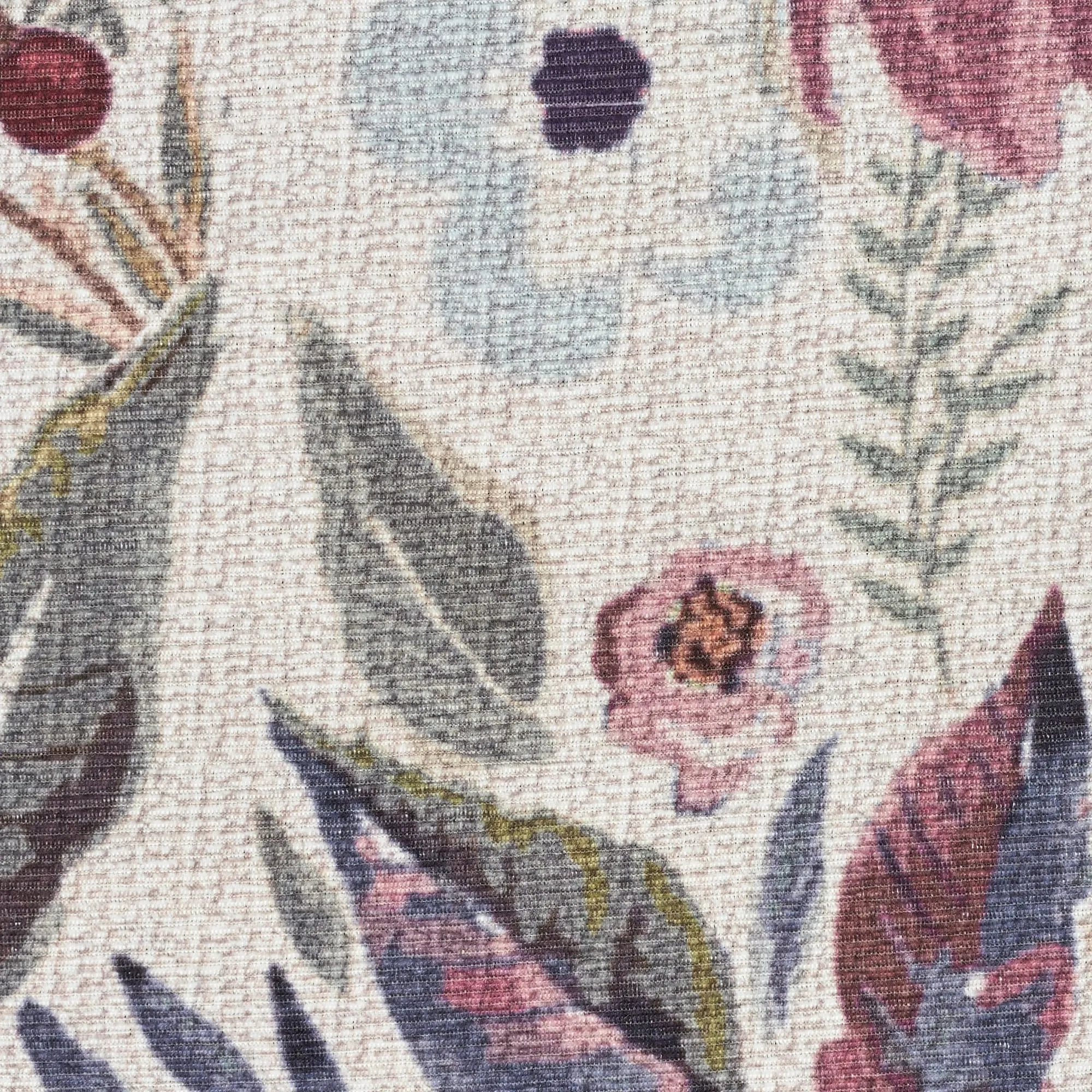 Nourison Washables Indoor Multicolored Floral Area Rug