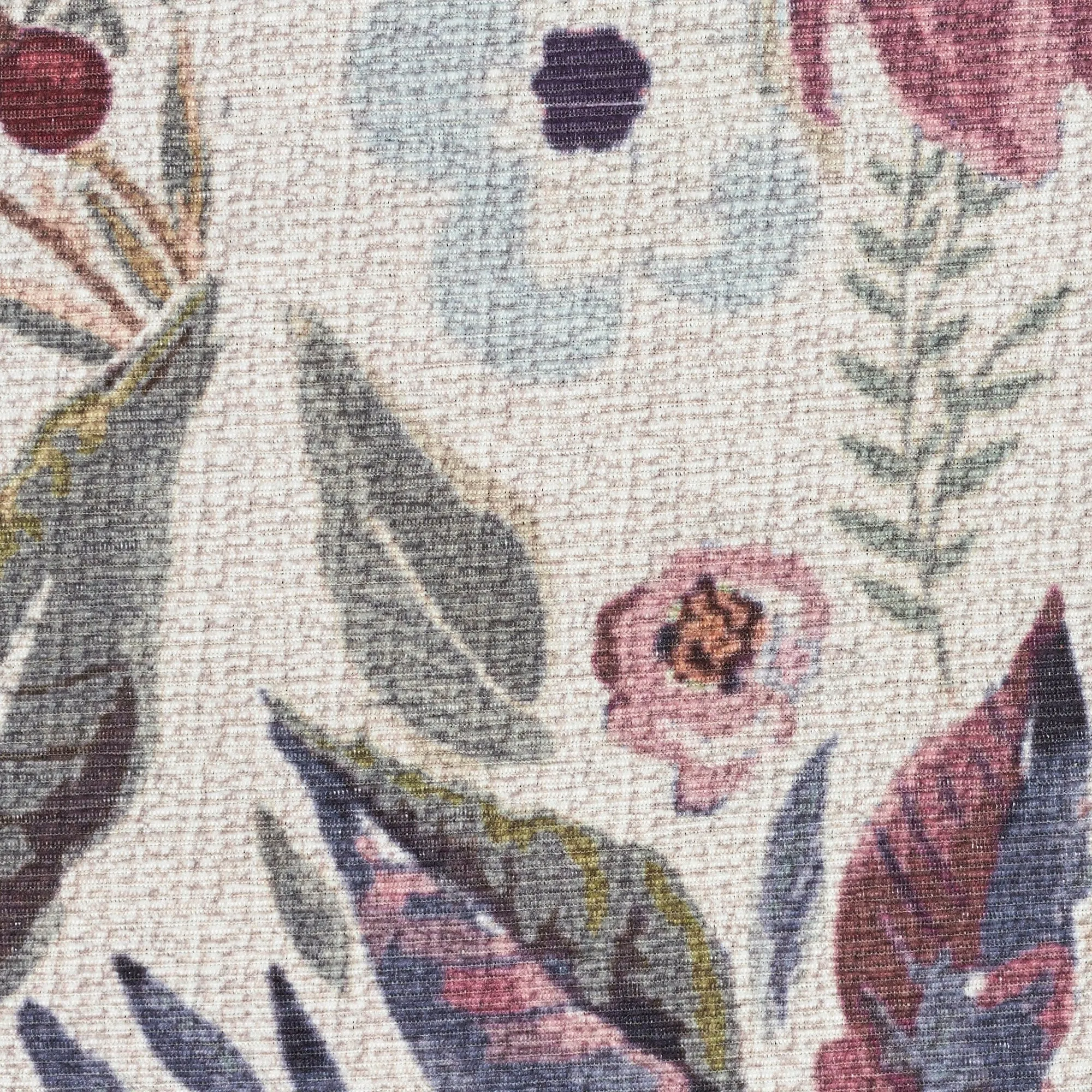 Nourison Washables Indoor Multicolored Floral Area Rug