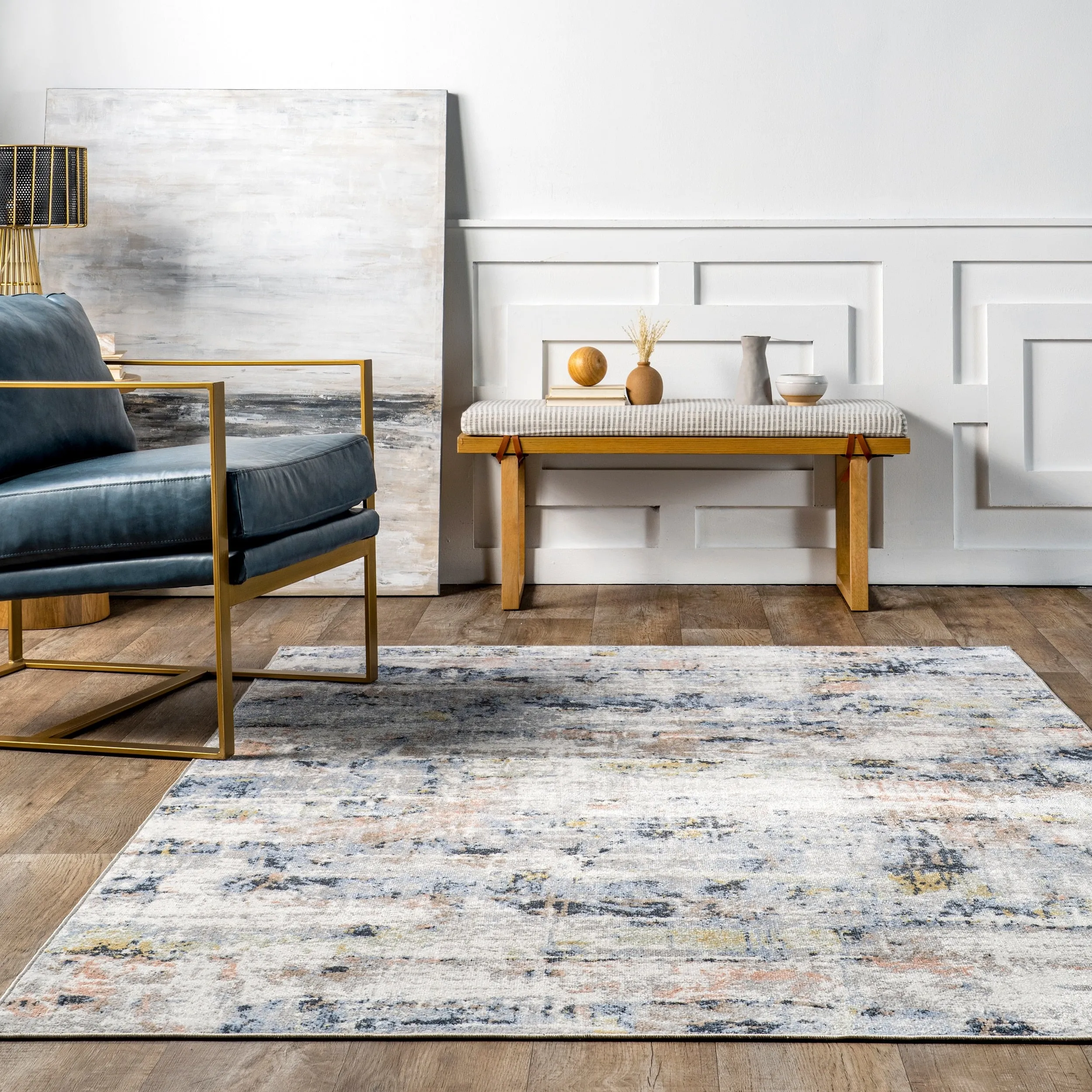 Nuloom Aaliyah SpinClean Casual Abstract Machine Washable Area Rug