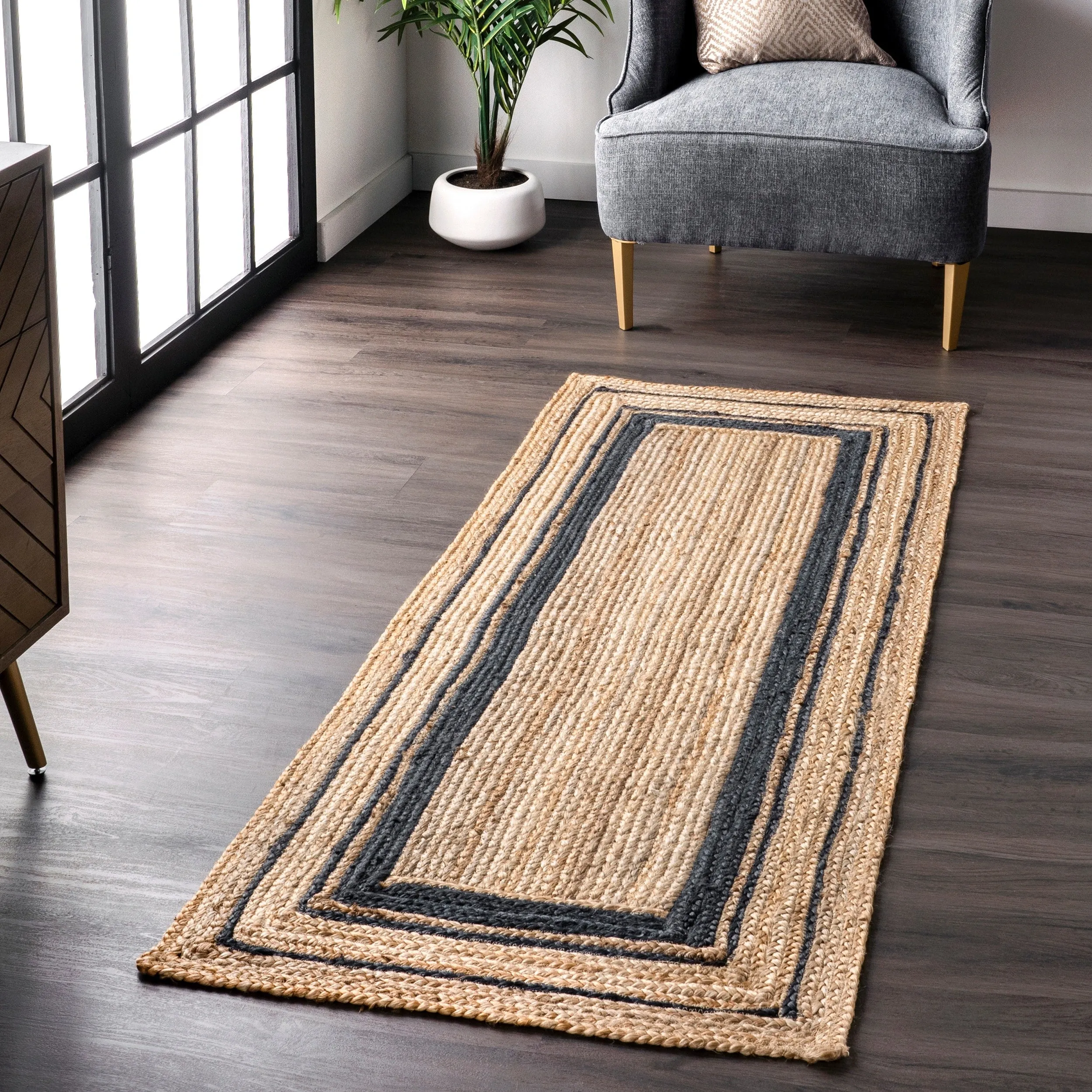 Nuloom Abigail Casual Bordered Jute Area Rug