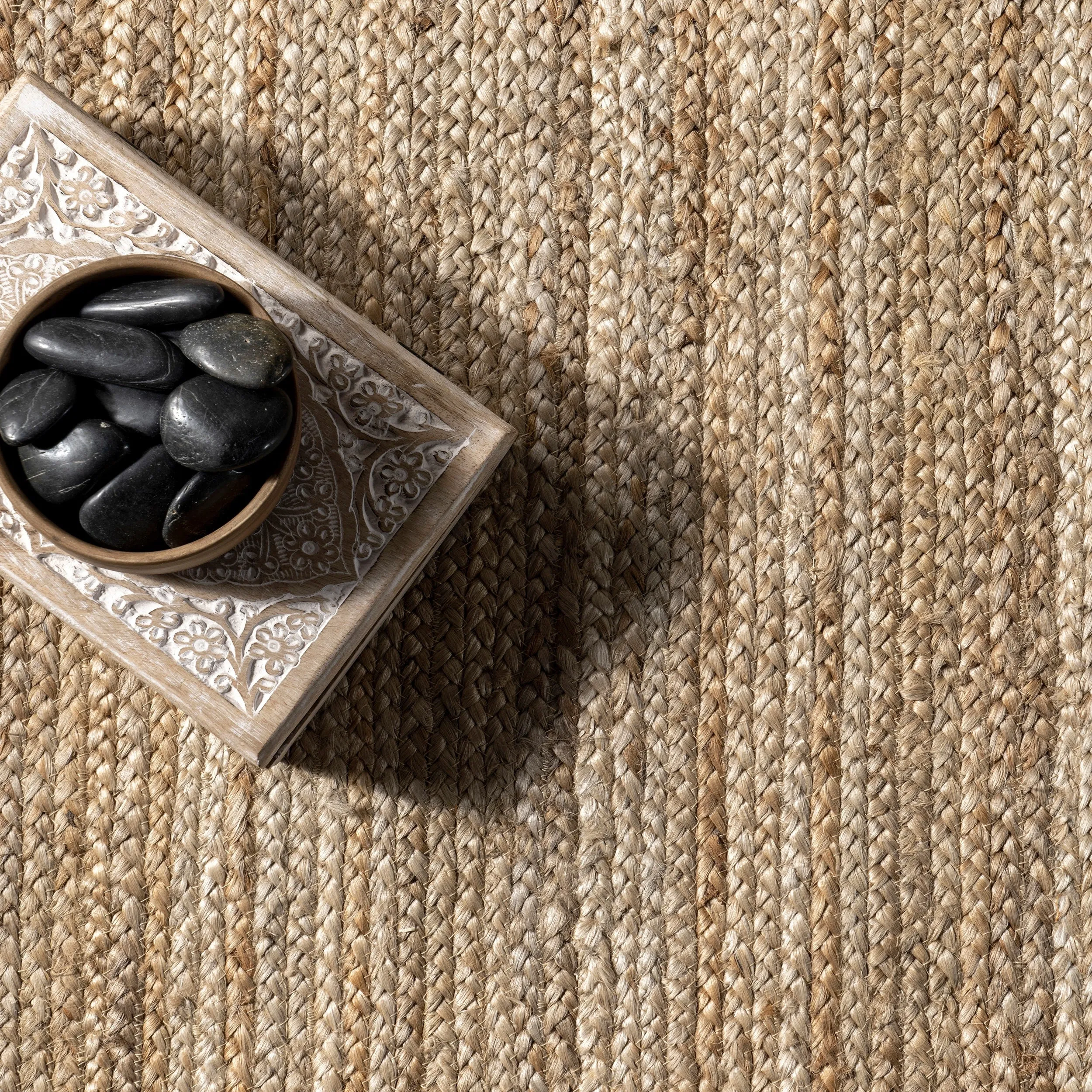 Nuloom Abigail Casual Bordered Jute Area Rug