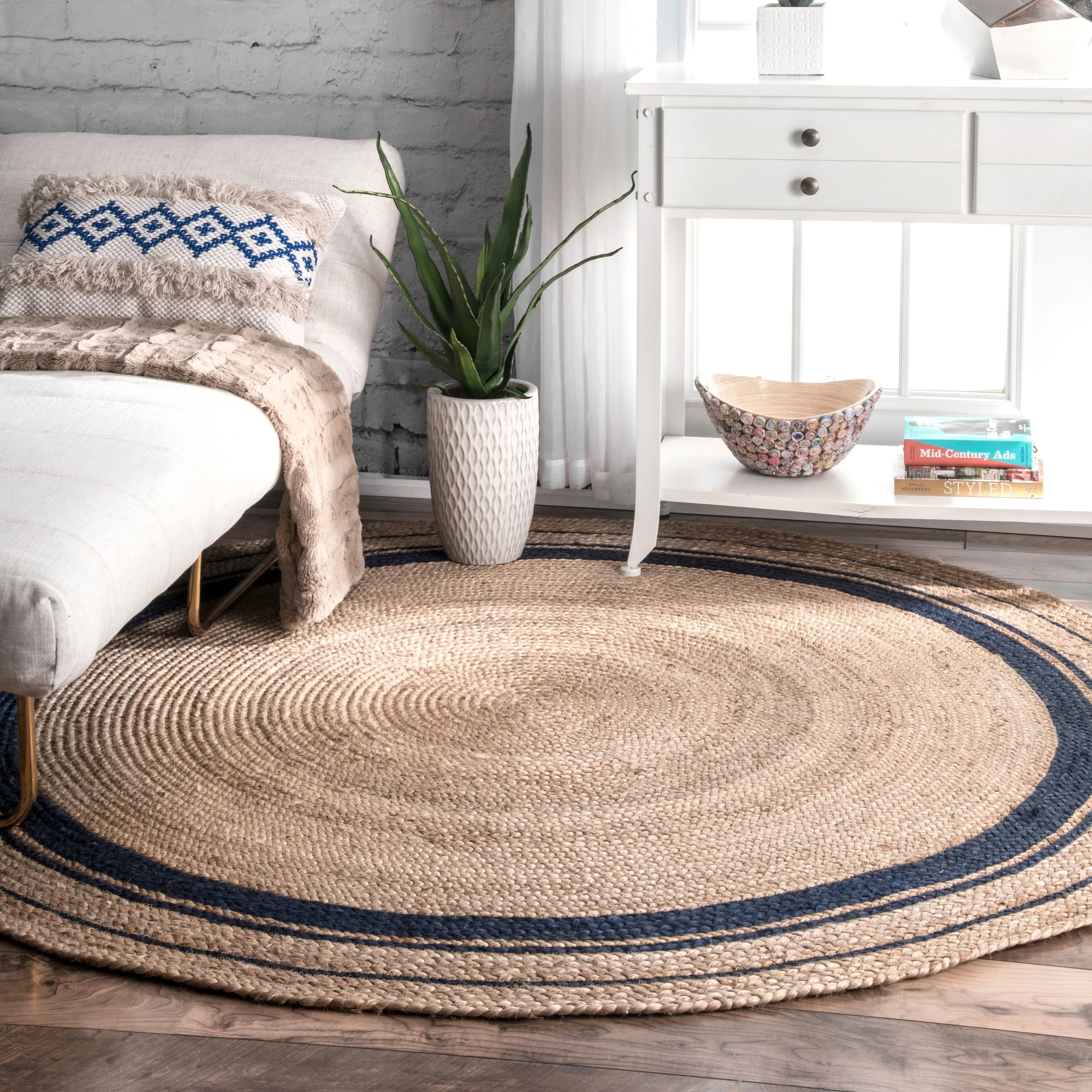 Nuloom Abigail Casual Bordered Jute Area Rug