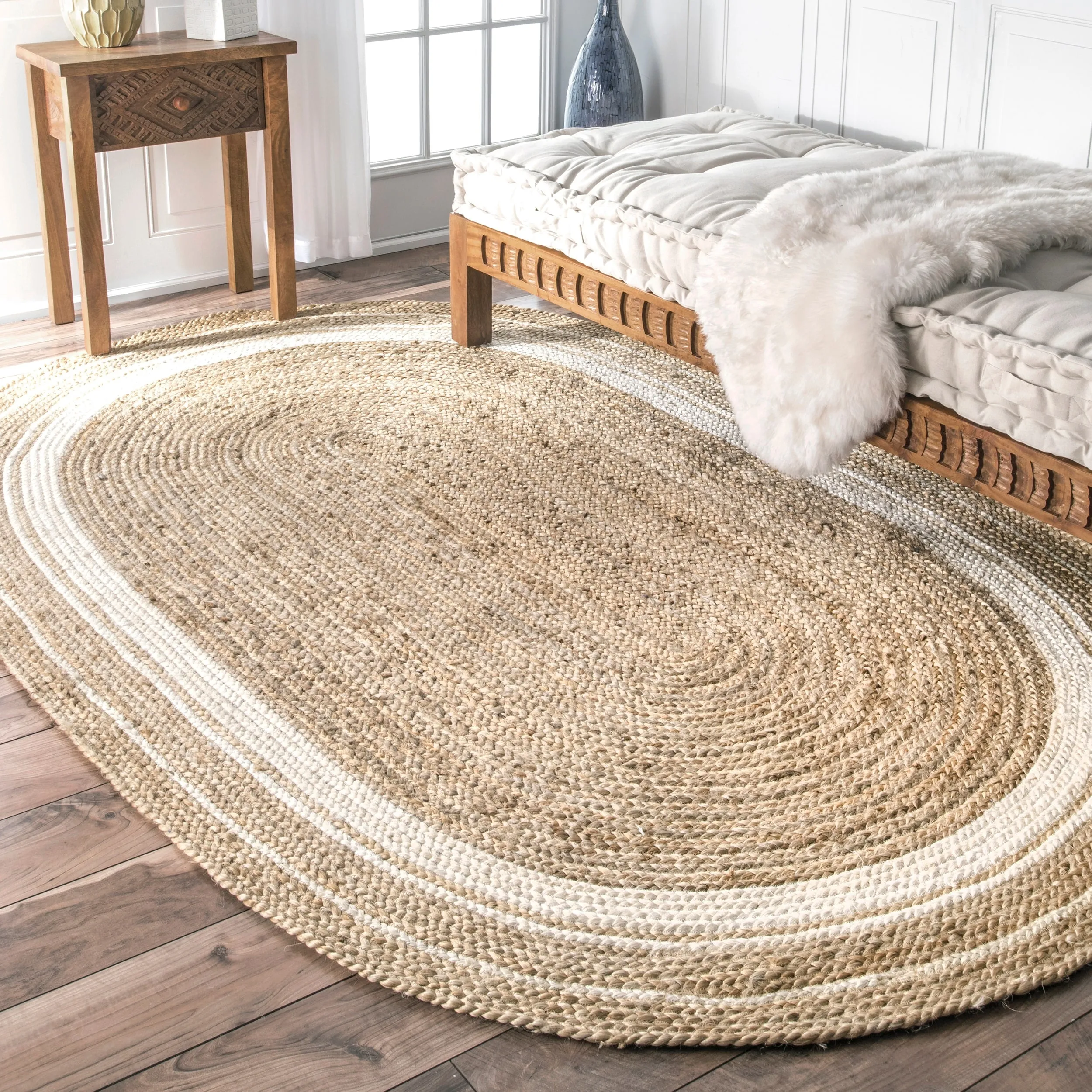 Nuloom Abigail Casual Bordered Jute Area Rug