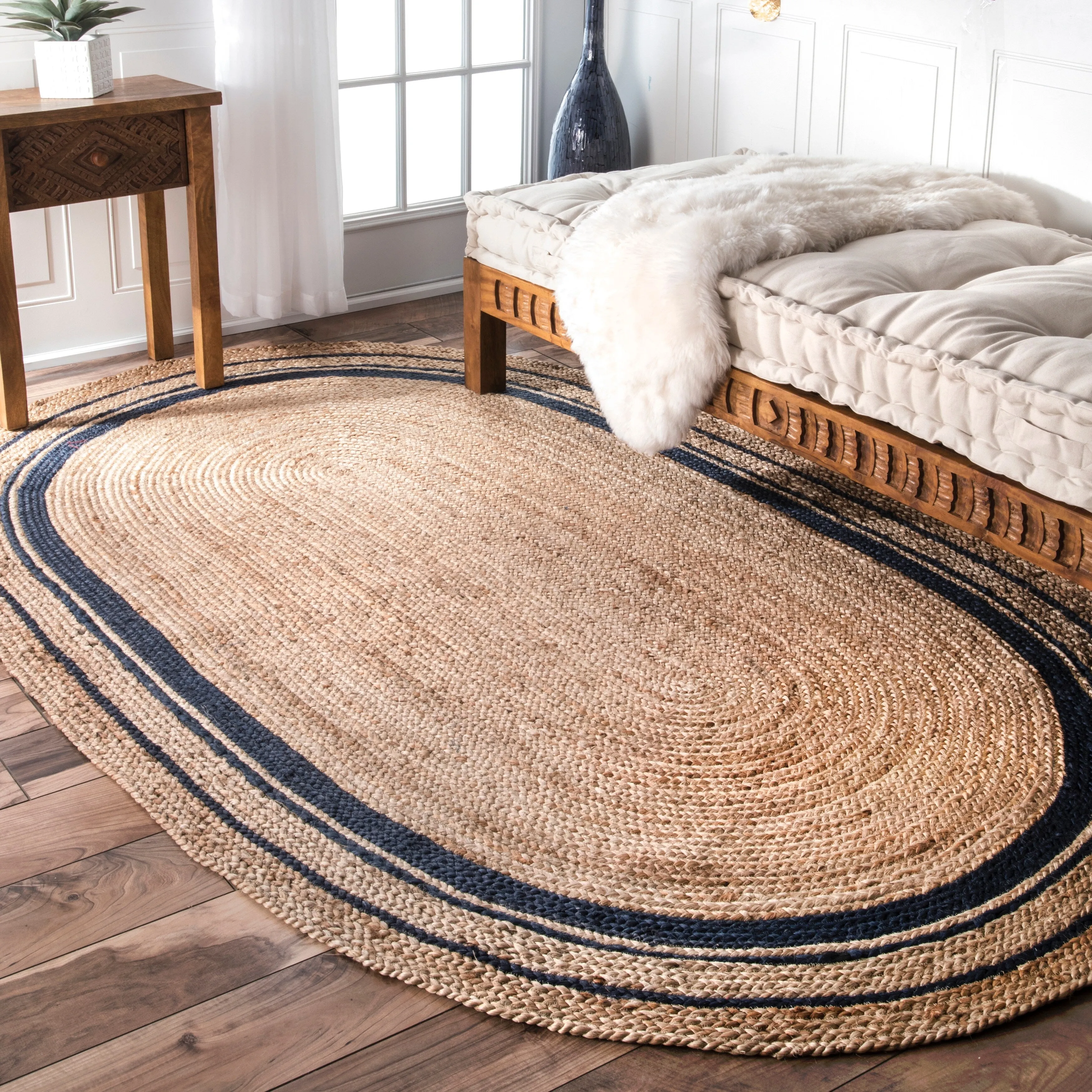 Nuloom Abigail Casual Bordered Jute Area Rug