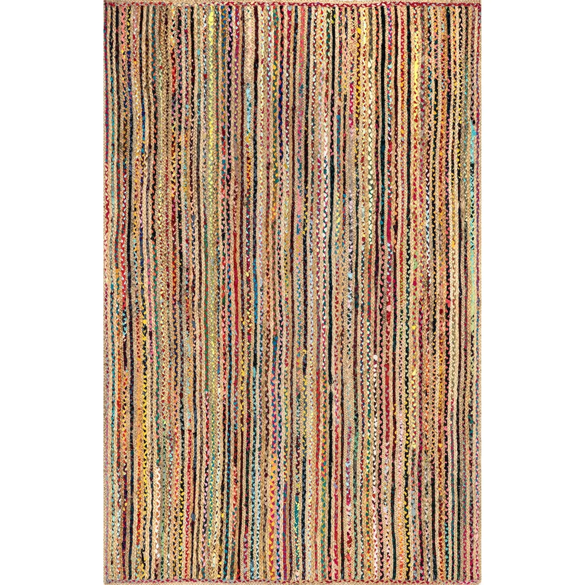 Nuloom Aleen Bohemian Cotton/Jute Area Rug