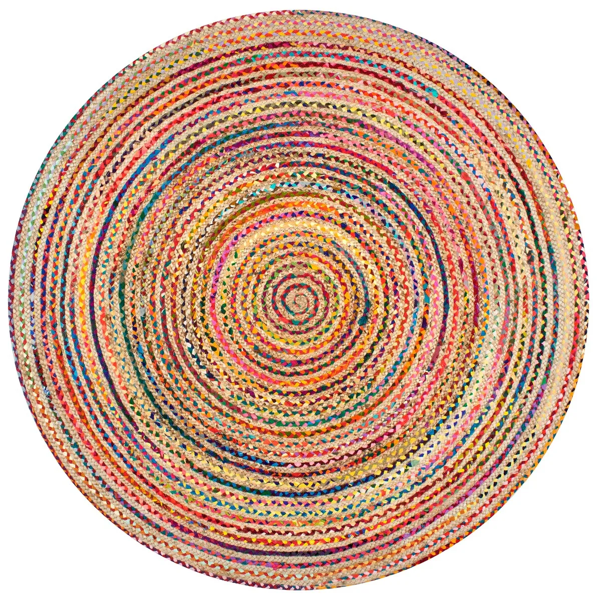 Nuloom Aleen Bohemian Cotton/Jute Area Rug