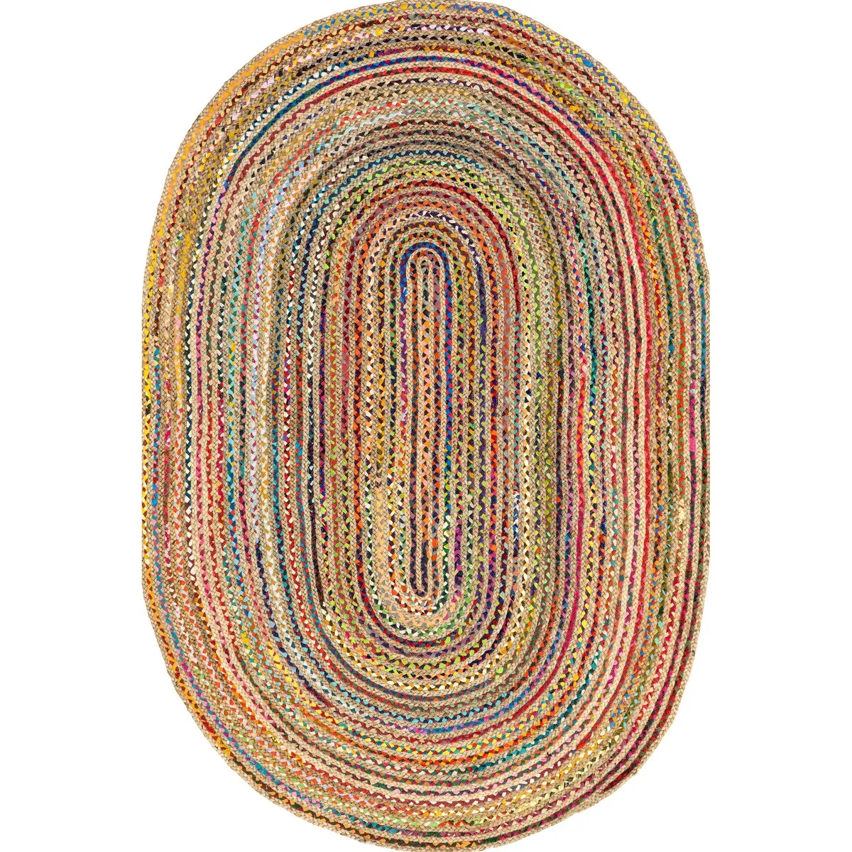 Nuloom Aleen Bohemian Cotton/Jute Area Rug