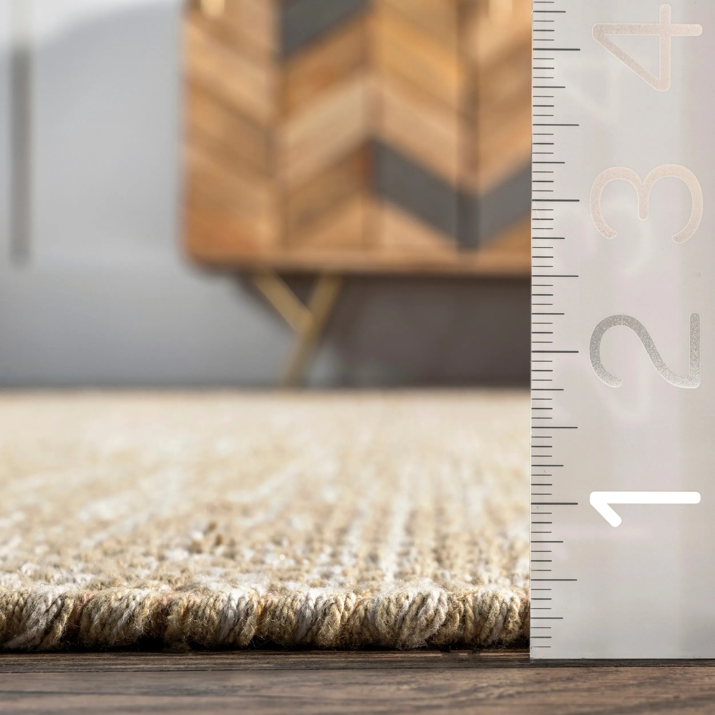Nuloom Alessi Solid Farmhouse Cotton Area Rug