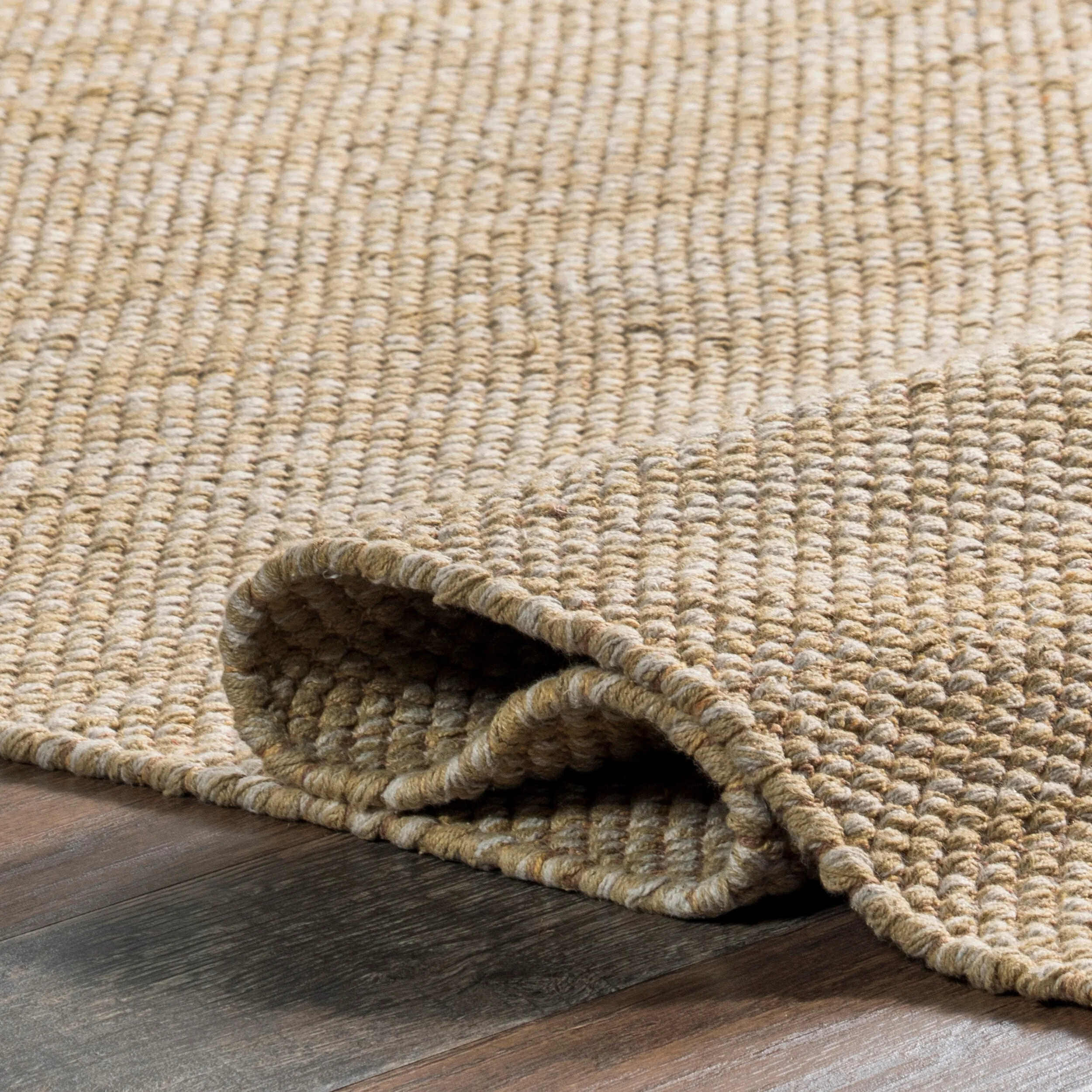 Nuloom Alessi Solid Farmhouse Cotton Area Rug