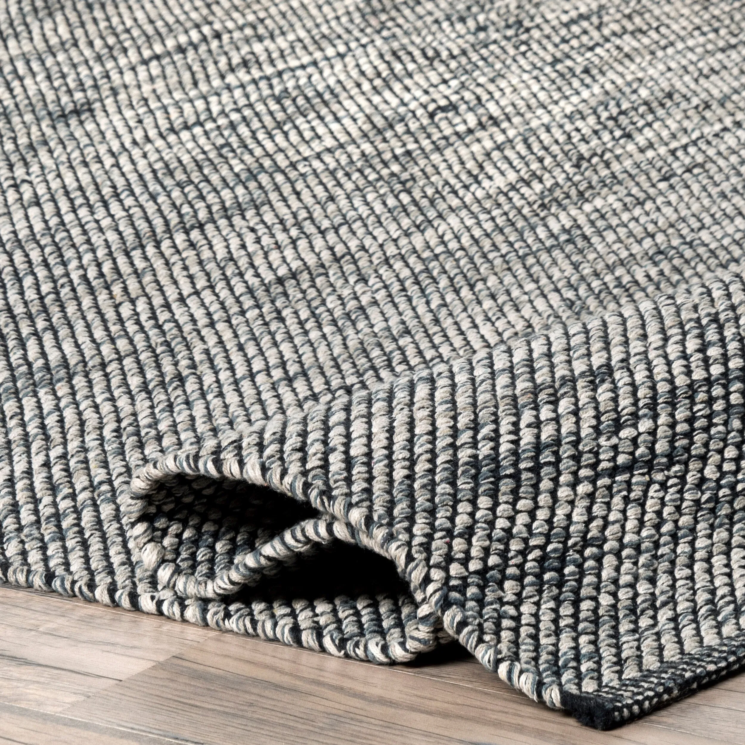 Nuloom Alessi Solid Farmhouse Cotton Area Rug
