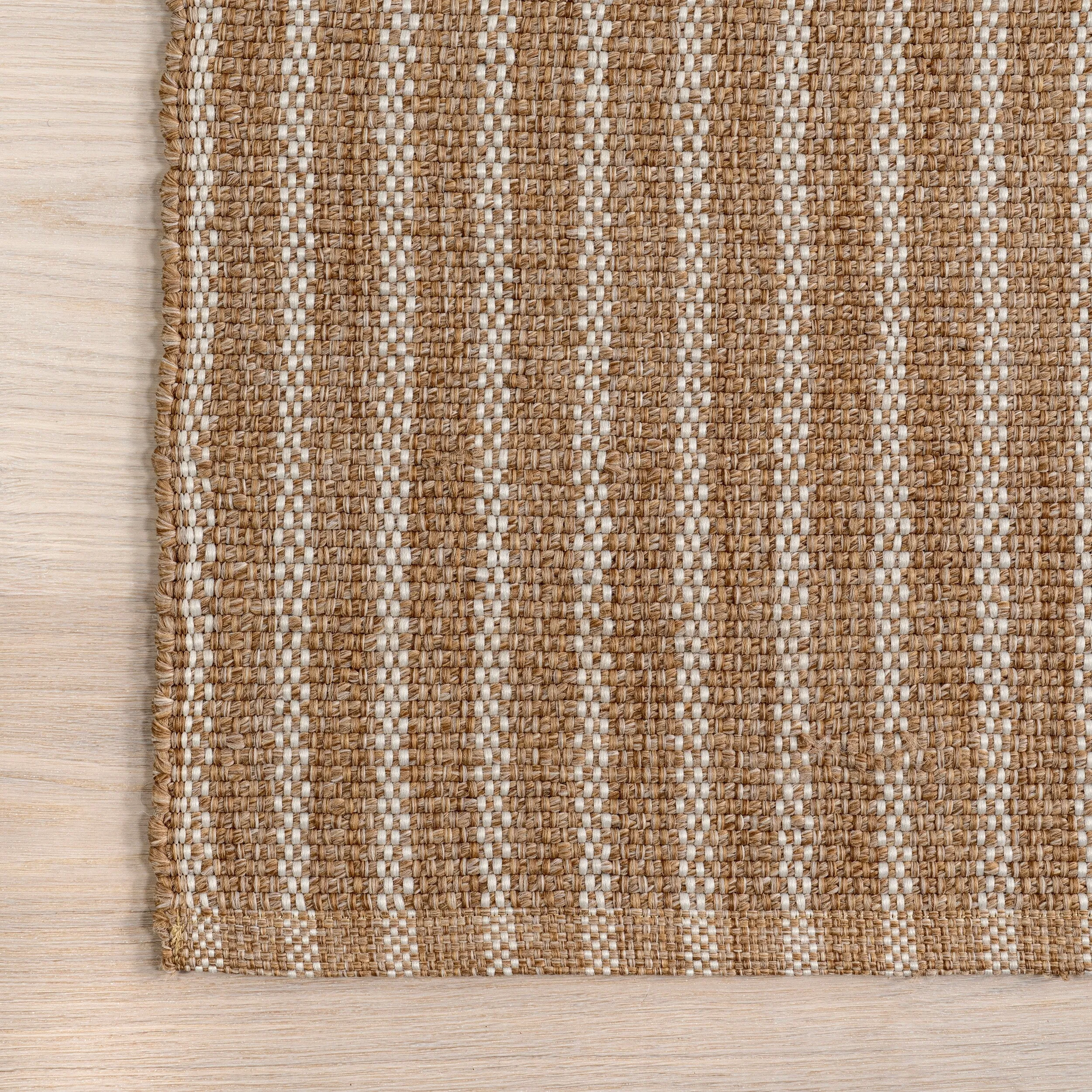 Nuloom Alia Striped Faux Jute Indoor/Outdoor Area Rug