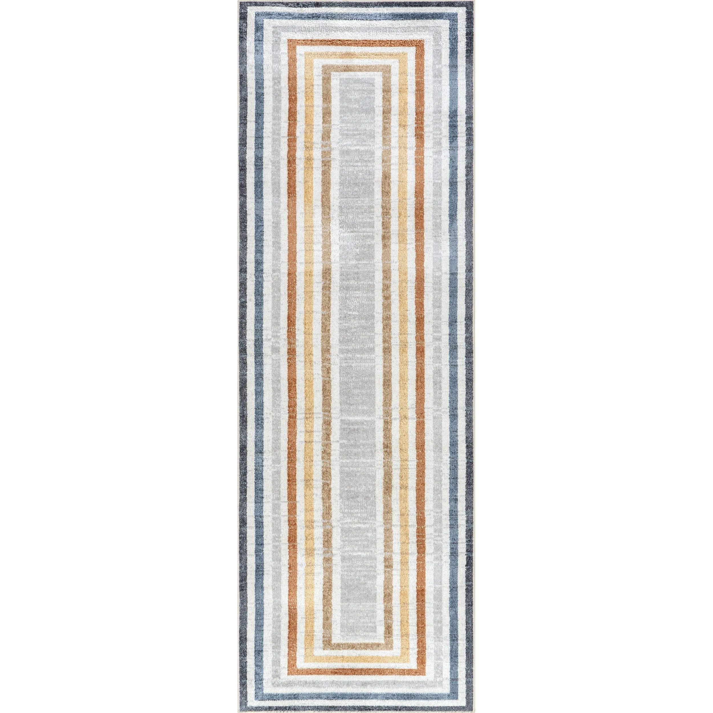 Nuloom Alienor SpinClean Striped Machine Washable Area Rug