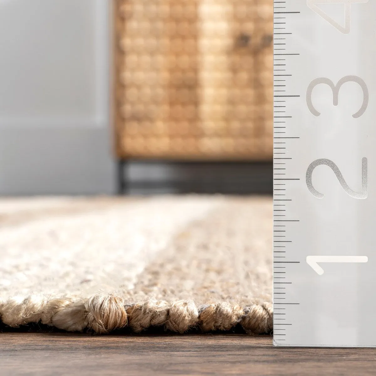 Nuloom Alisia Flatweave Striped Jute Area Rug