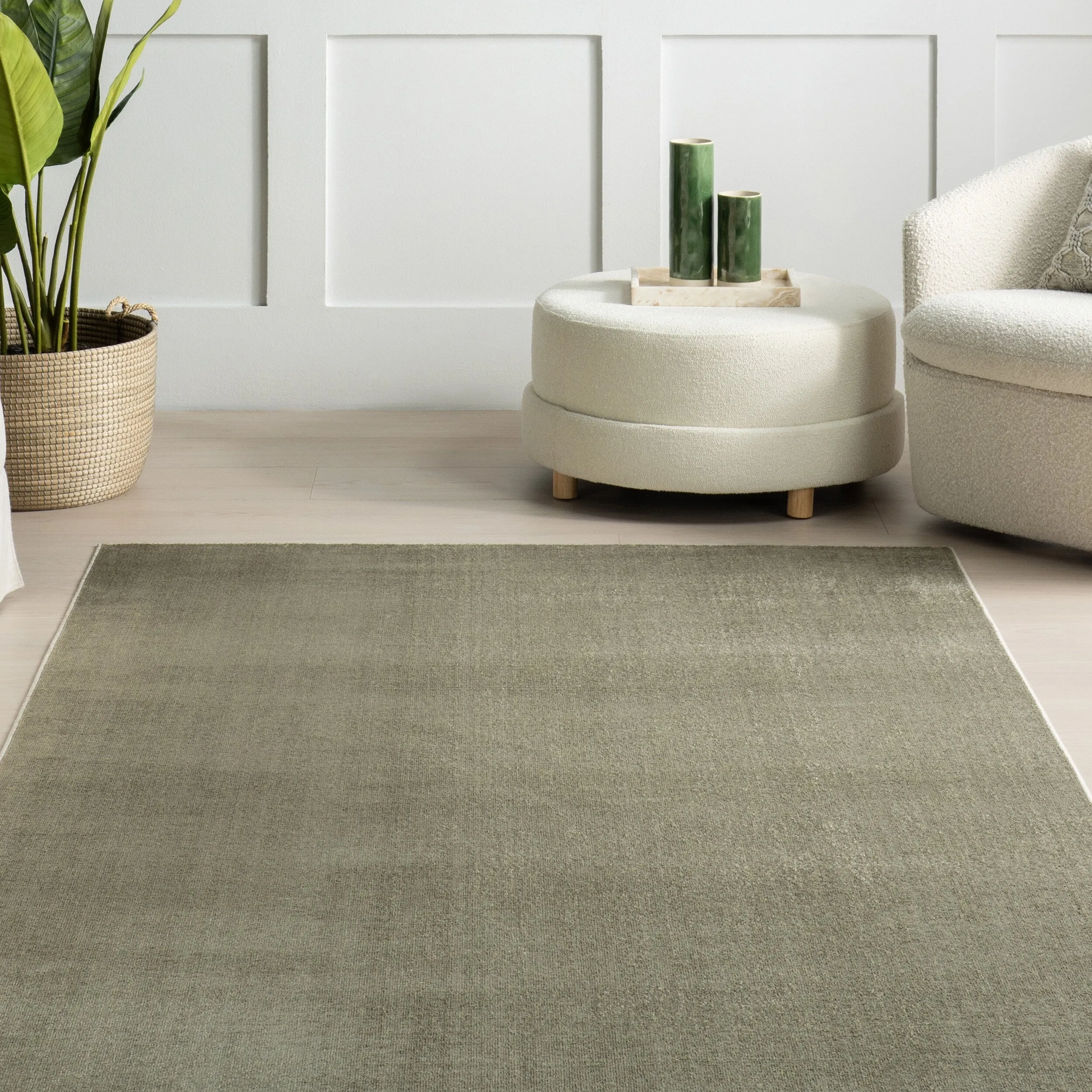 Nuloom Argelia Solid Machine Washable Area Rug