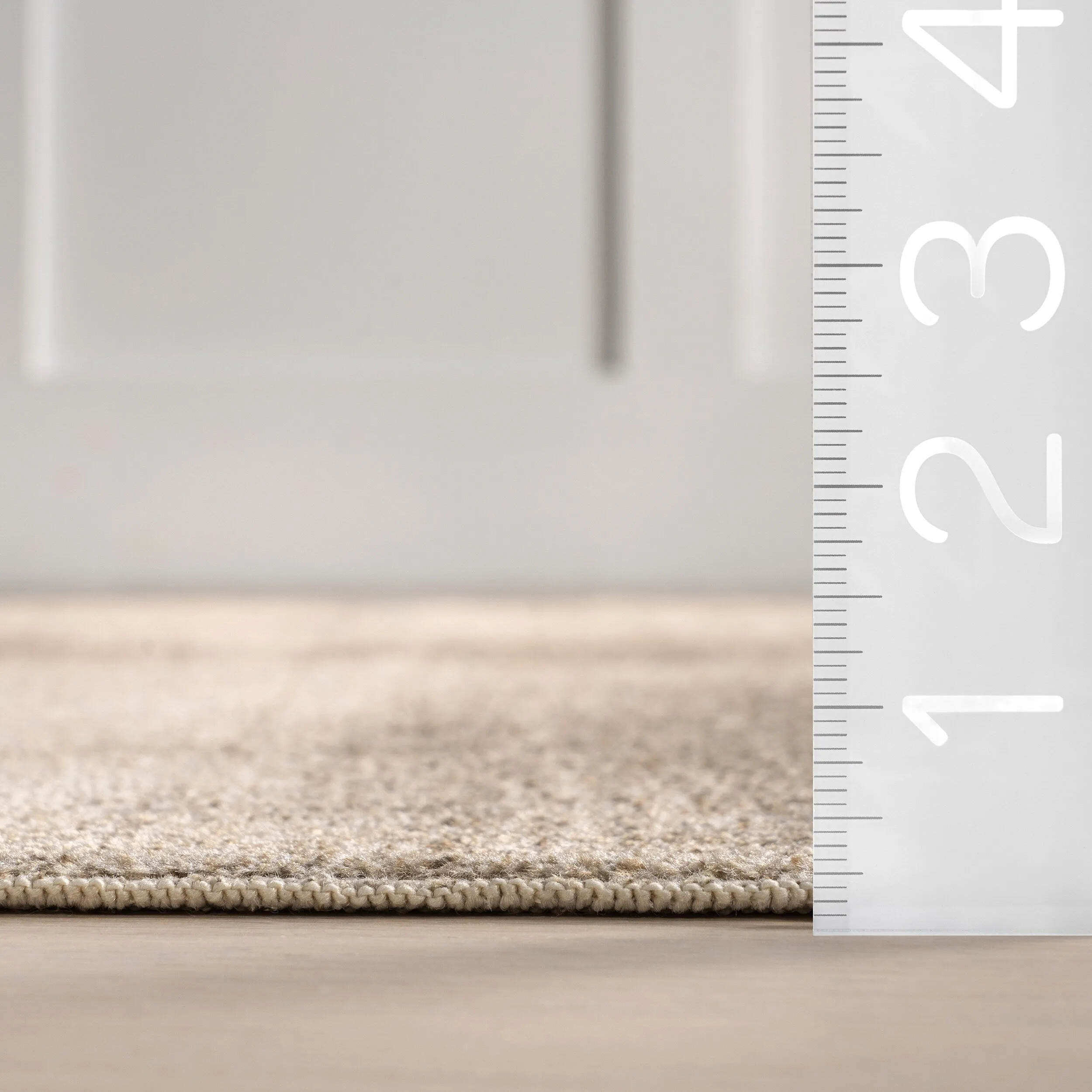 Nuloom Argelia Solid Machine Washable Area Rug