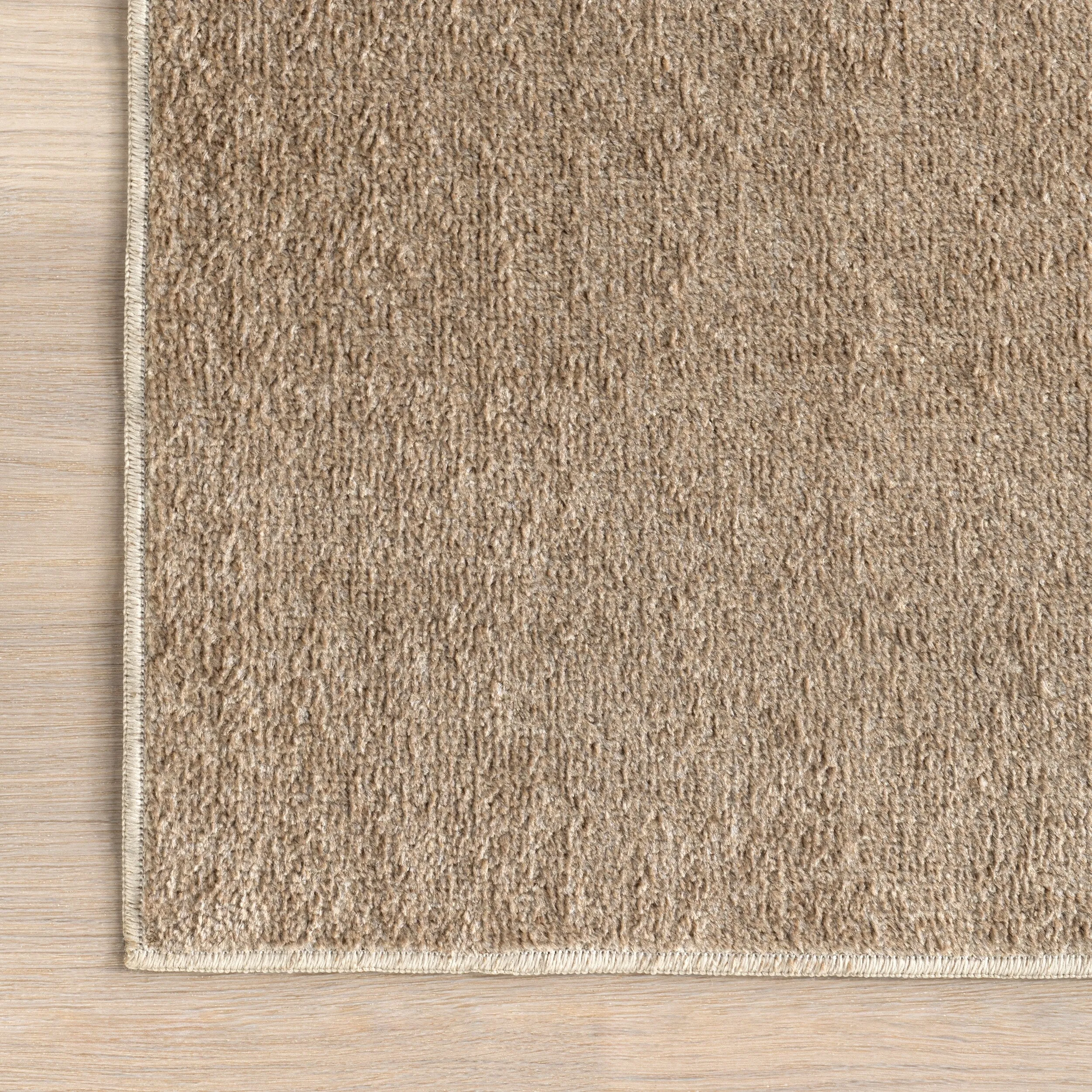 Nuloom Argelia Solid Machine Washable Area Rug
