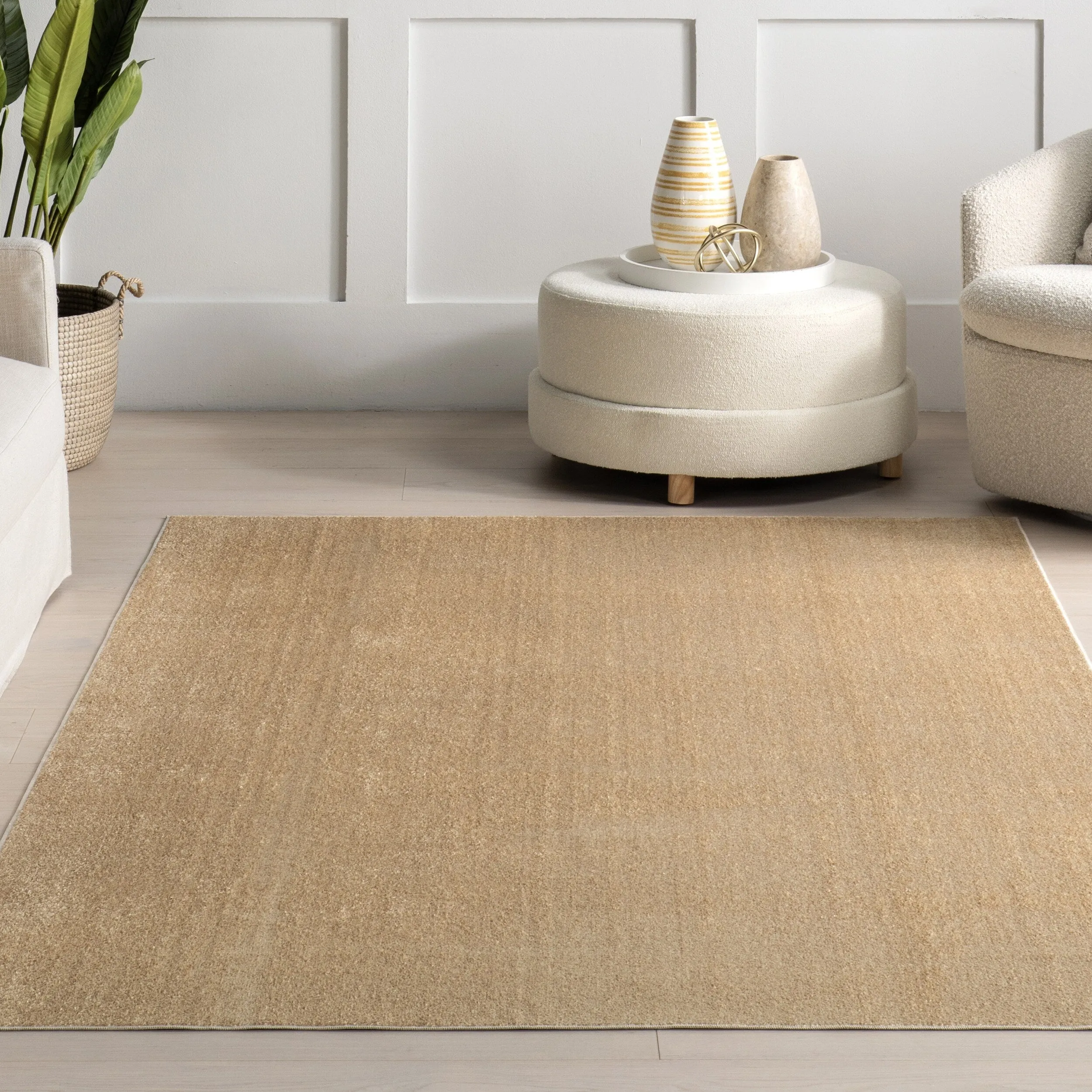 Nuloom Argelia Solid Machine Washable Area Rug