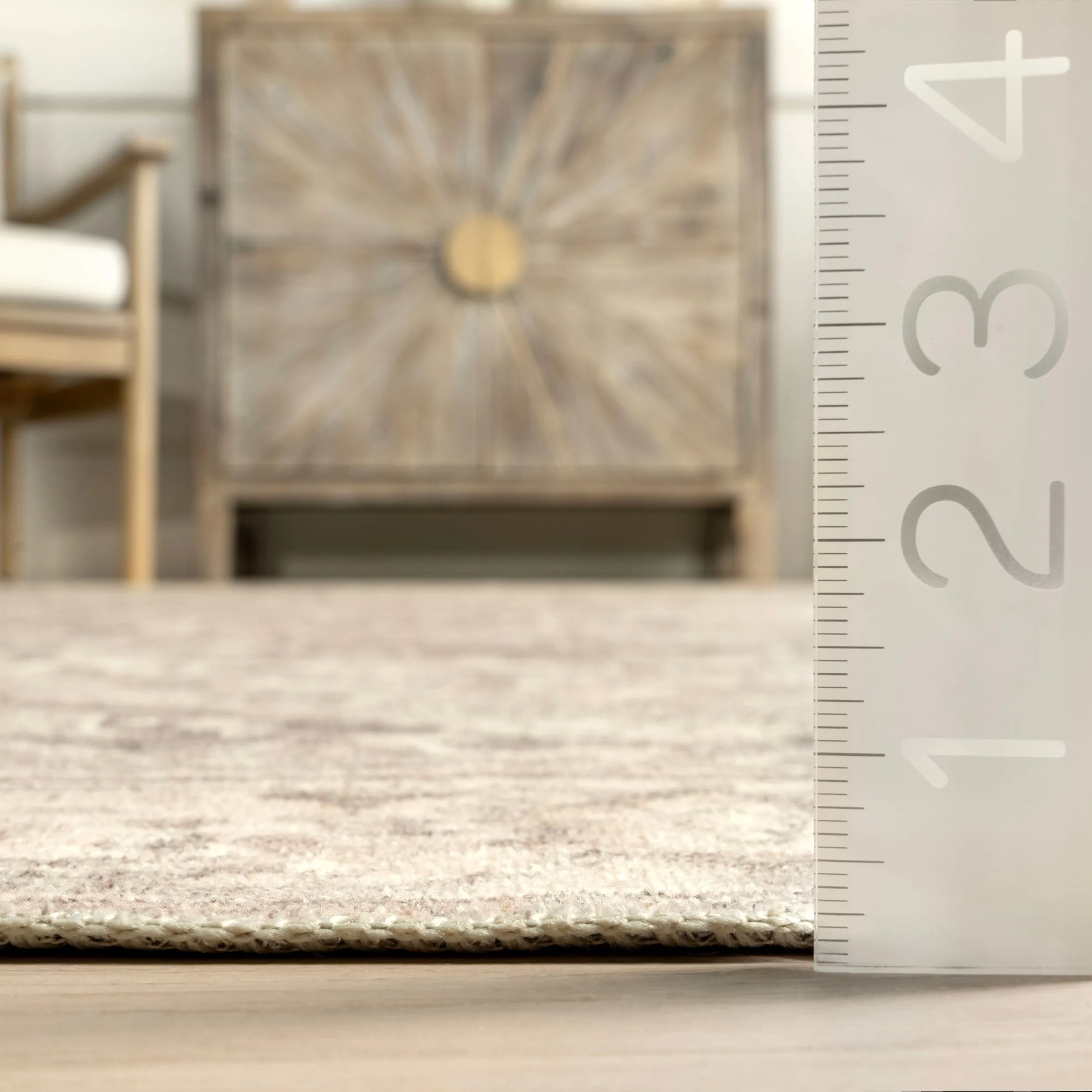 Nuloom Brielle SpinClean Machine Washable Vintage Medallion Area Rug
