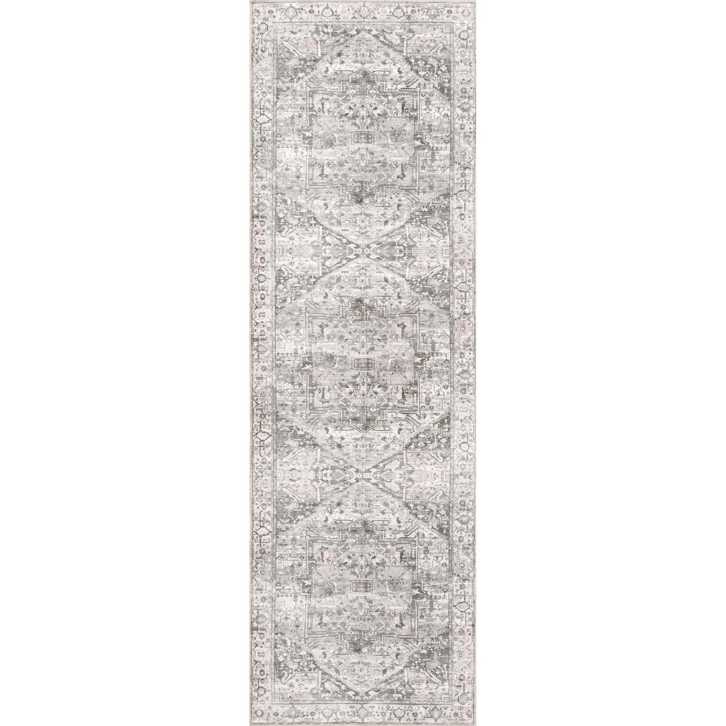 Nuloom Brielle SpinClean Machine Washable Vintage Medallion Area Rug