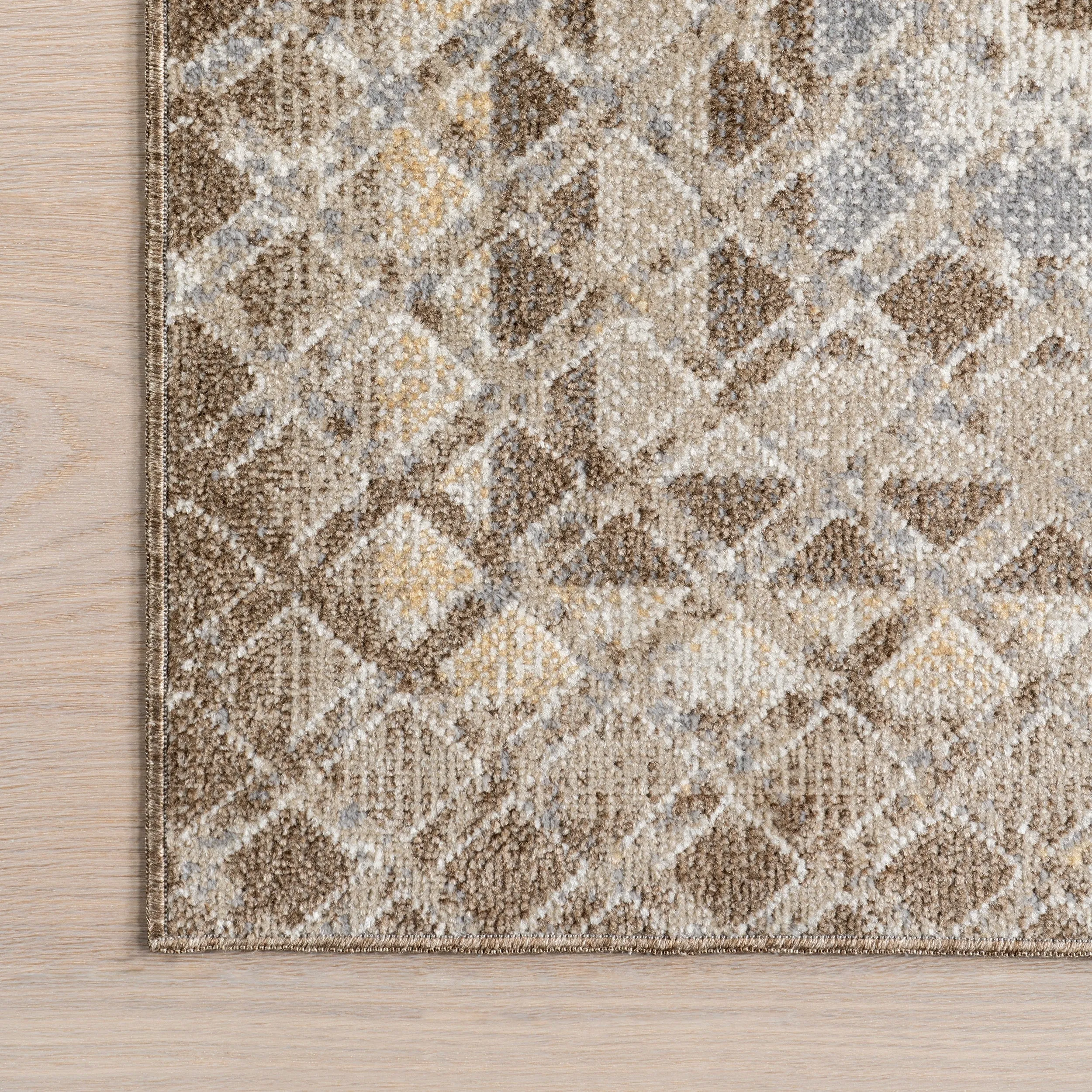 Nuloom Carley SpinClean Machine Washable Geometric Area Rug