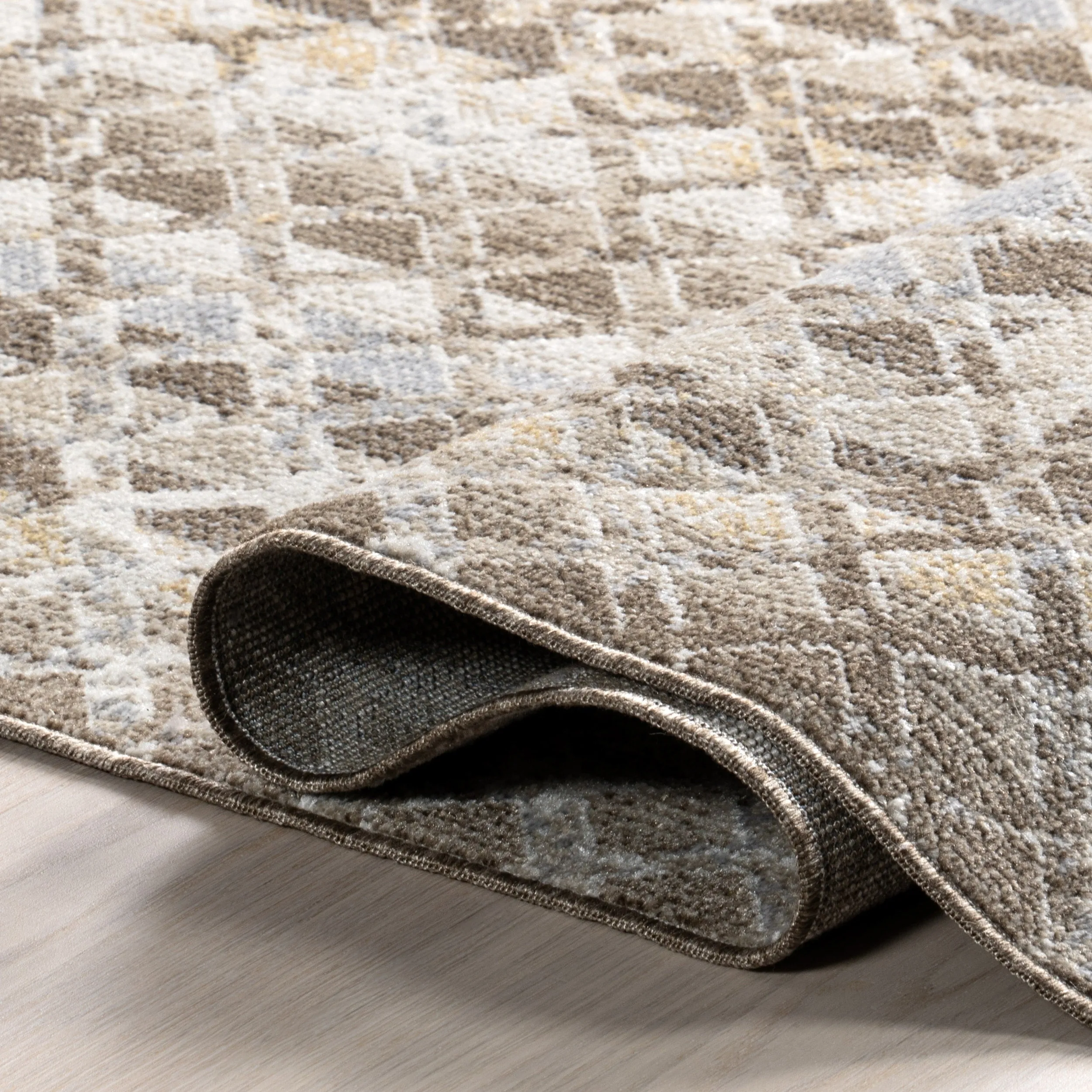Nuloom Carley SpinClean Machine Washable Geometric Area Rug