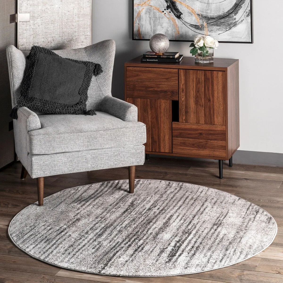 Nuloom Contemporary Faded Elsa Area Rug