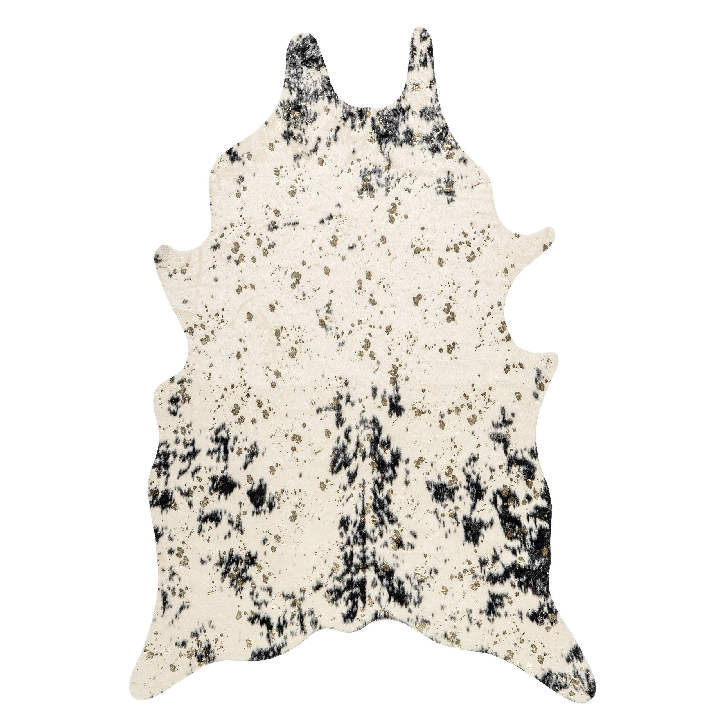 Nuloom Contemporary Faux Animal Prints Cowhide Area Rug