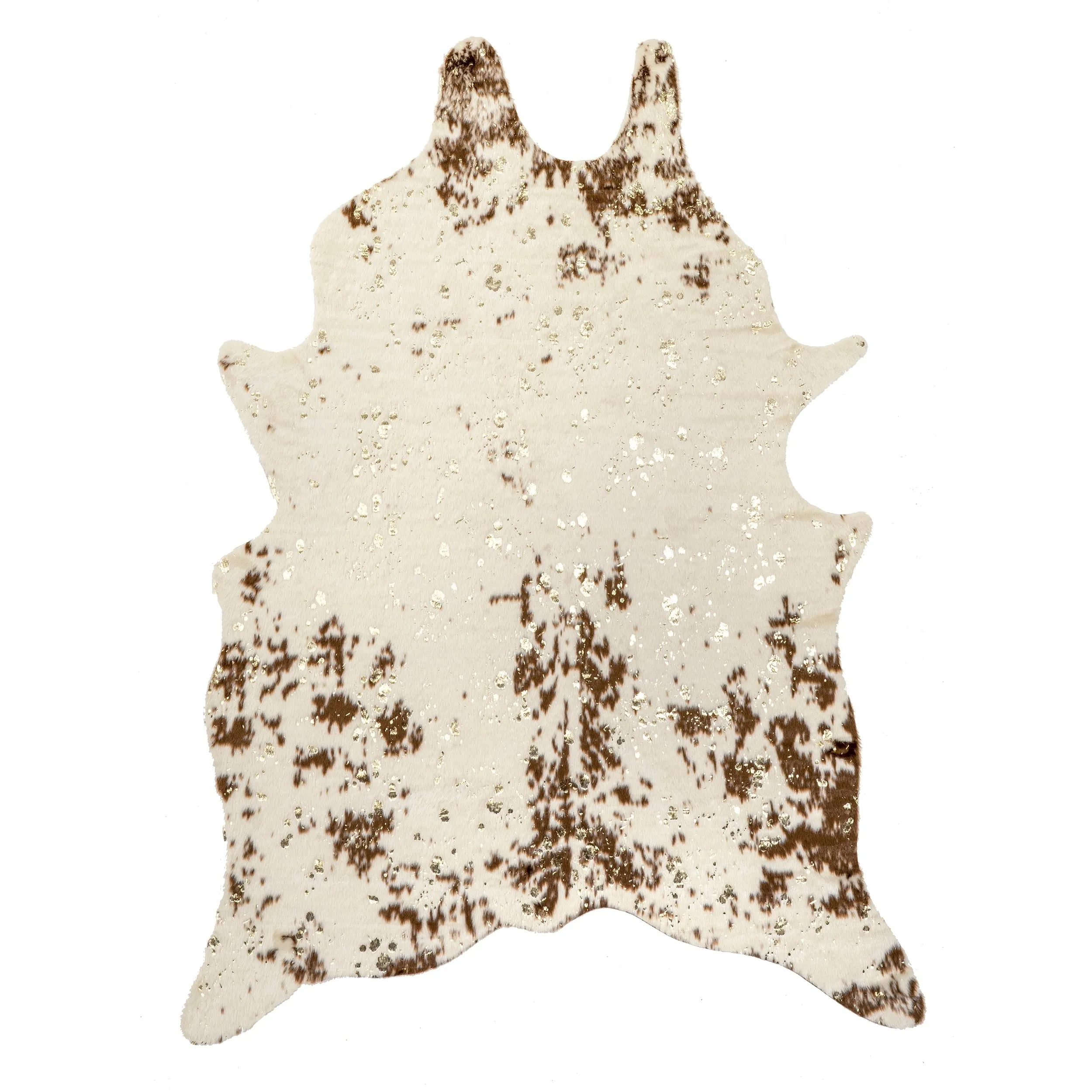 Nuloom Contemporary Faux Animal Prints Cowhide Area Rug