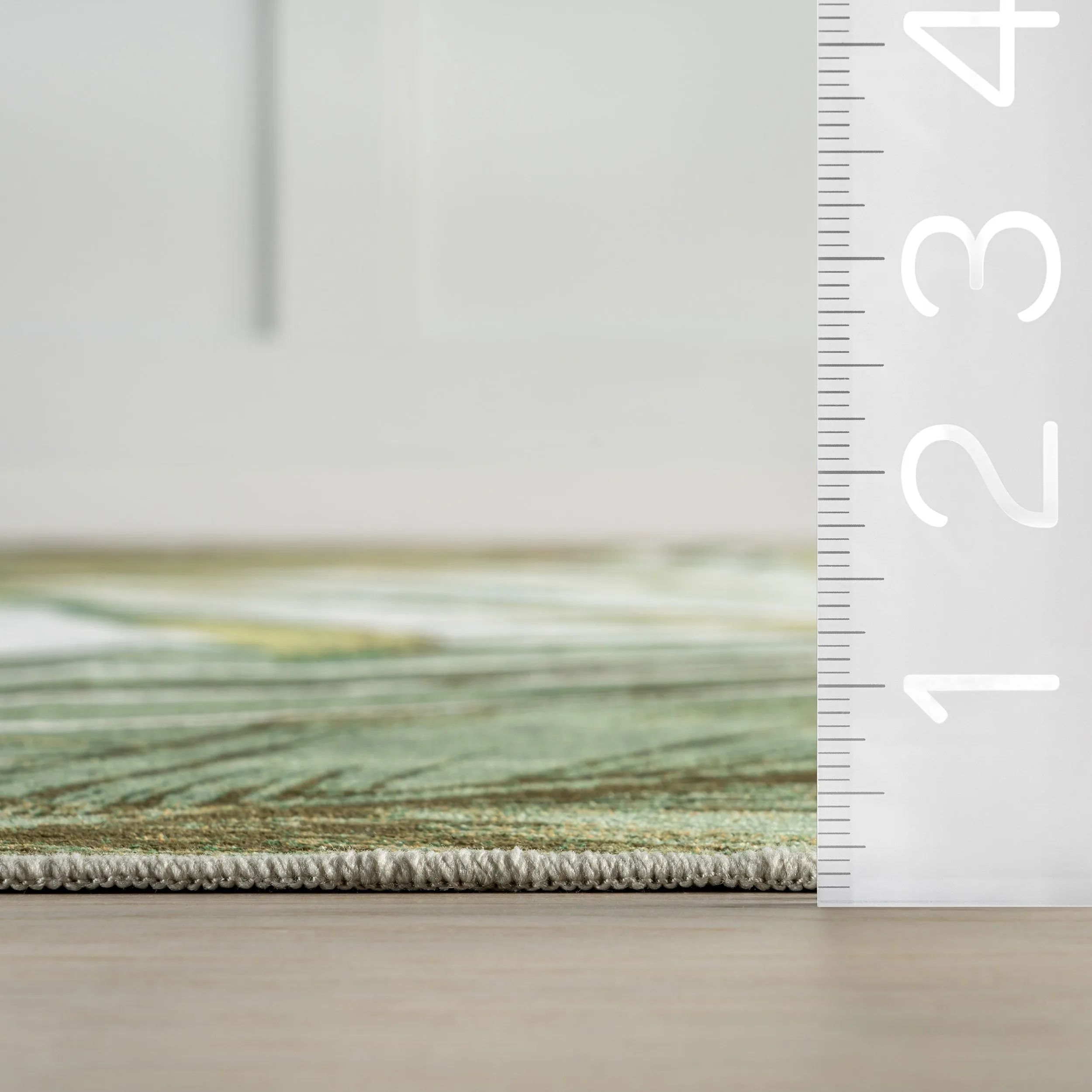 Nuloom Cyra Splashguard Graphic Machine Washable Area Rug