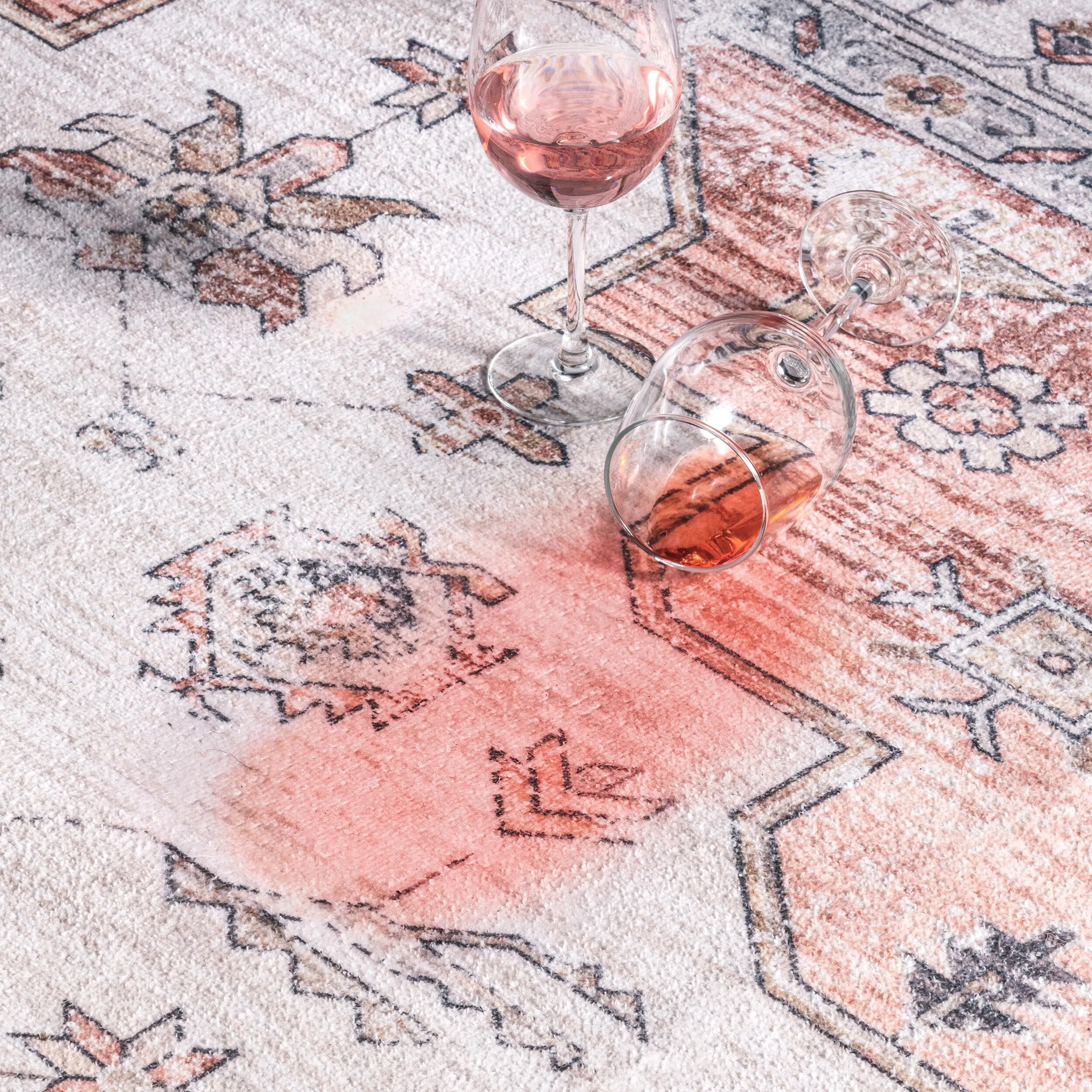 Nuloom Dali SpinClean Abstract Machine Washable Area Rug