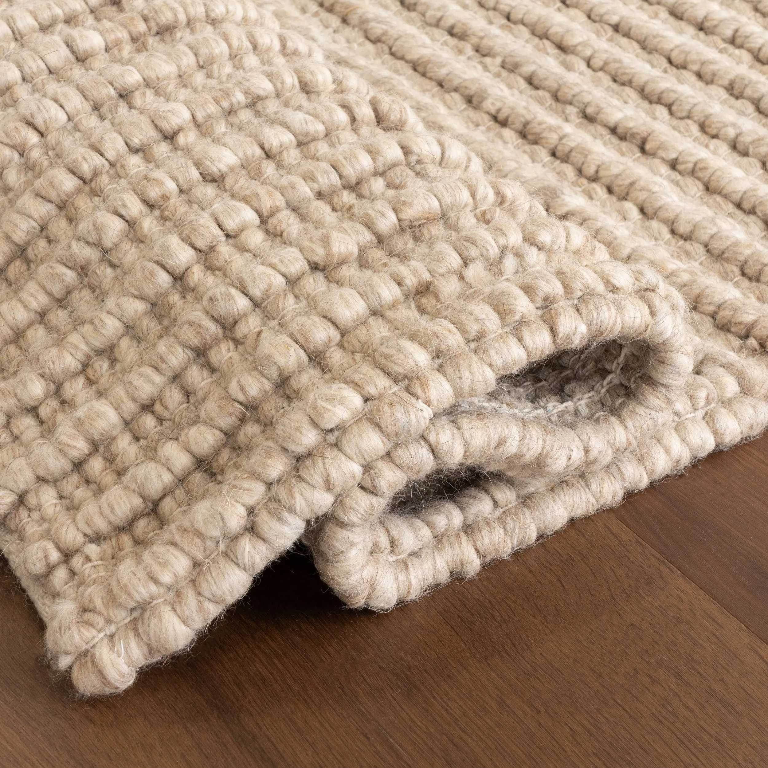 Nuloom Dorene Contemporary High-Low Striped Wool Area Rug