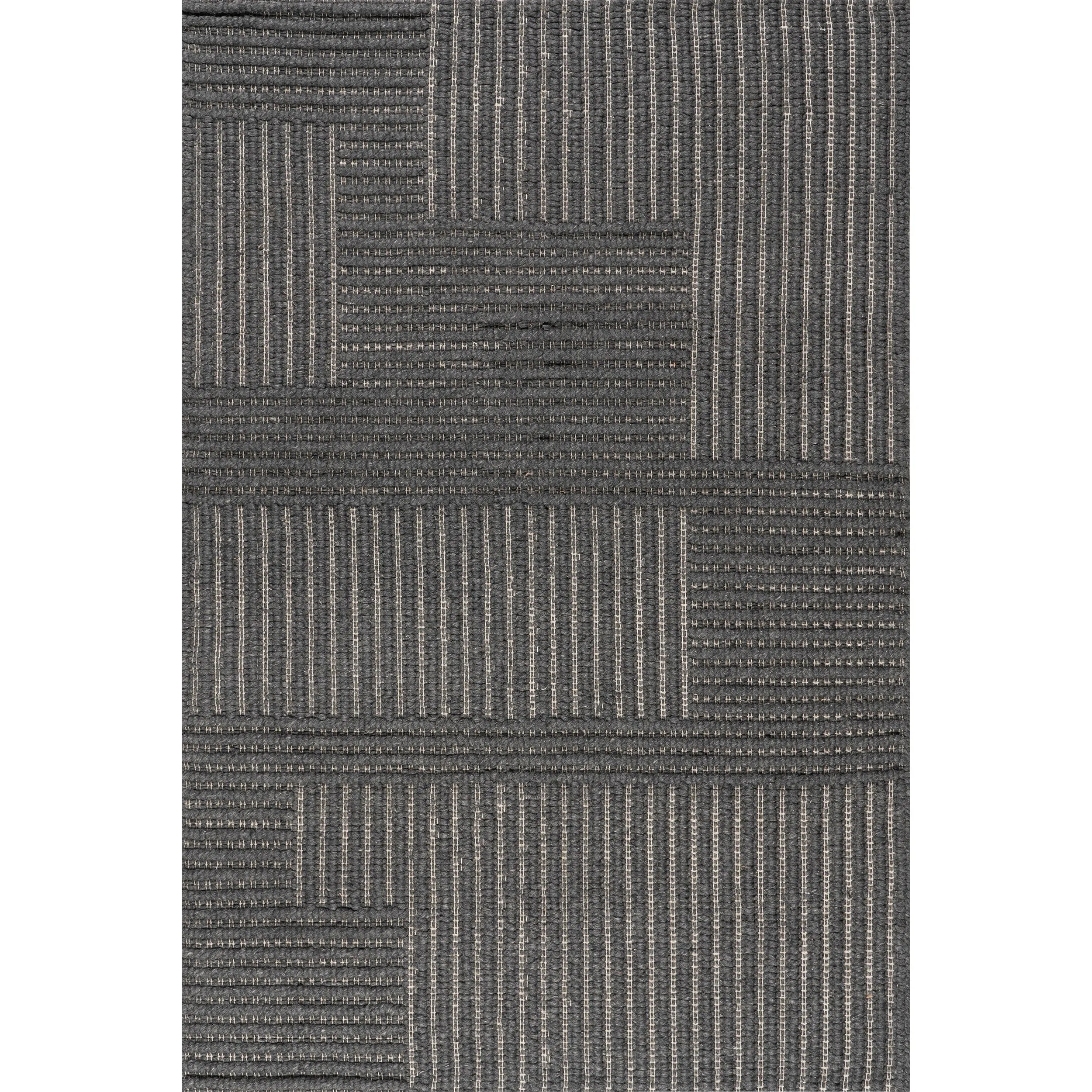 Nuloom Dorene Contemporary High-Low Striped Wool Area Rug